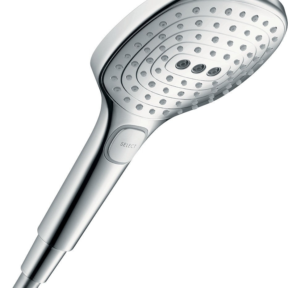SŁUCHAWKA PRYSZNICOWA  RAINDANCE SELECT E SREBRNY OD HANSGROHE 26520000