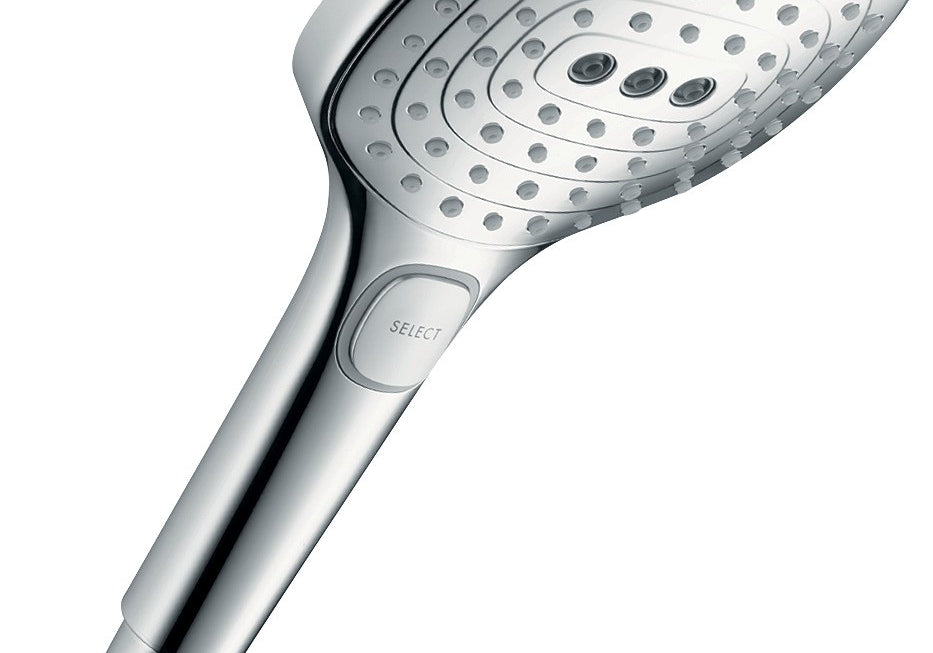 SŁUCHAWKA PRYSZNICOWA  RAINDANCE SELECT E SREBRNY OD HANSGROHE 26520000