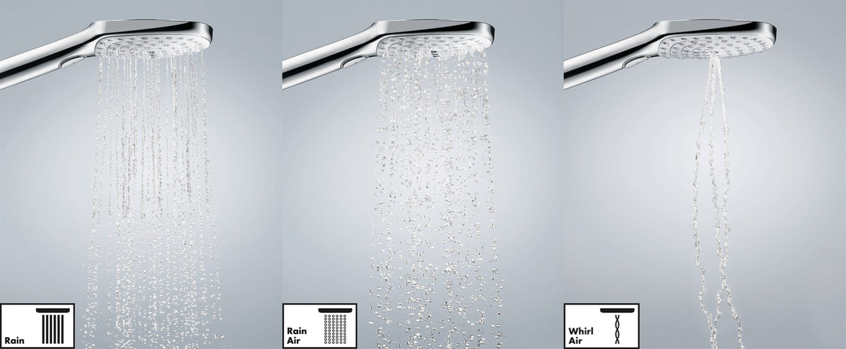SŁUCHAWKA PRYSZNICOWA  RAINDANCE SELECT E SREBRNY OD HANSGROHE 26520000