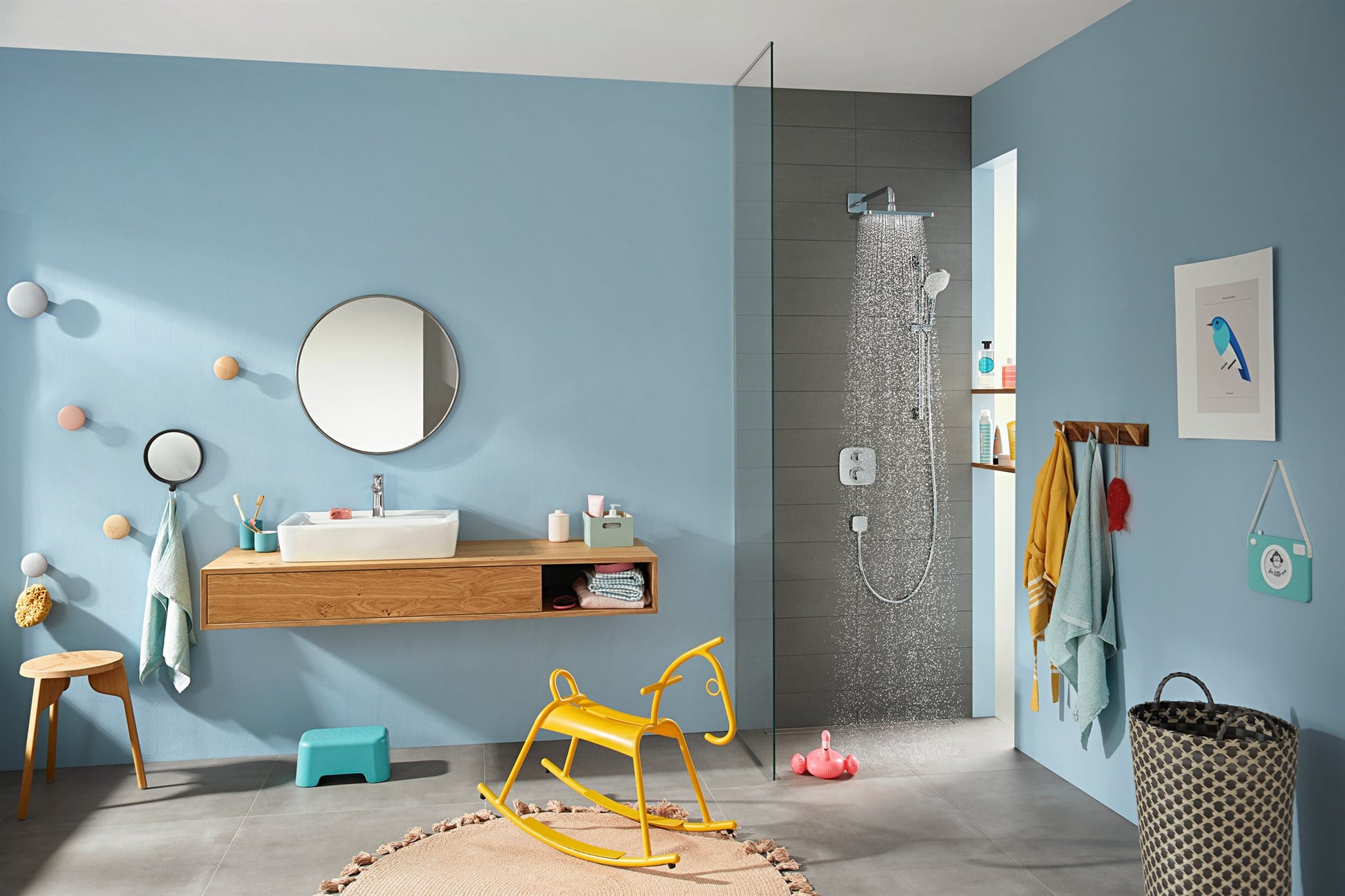 RAMIĘ DESZCZOWNICY NATYNKOWA HANSGROHE OTHERS SREBRNY OD HANSGROHE 27446000