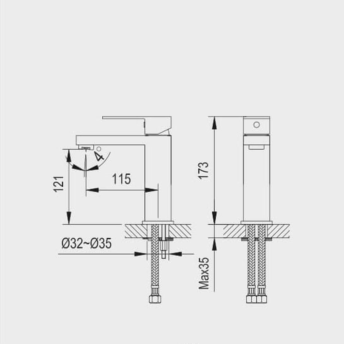 BATERIA UMYWALKOWA RUNA CHROME OD MOBI 751229CA