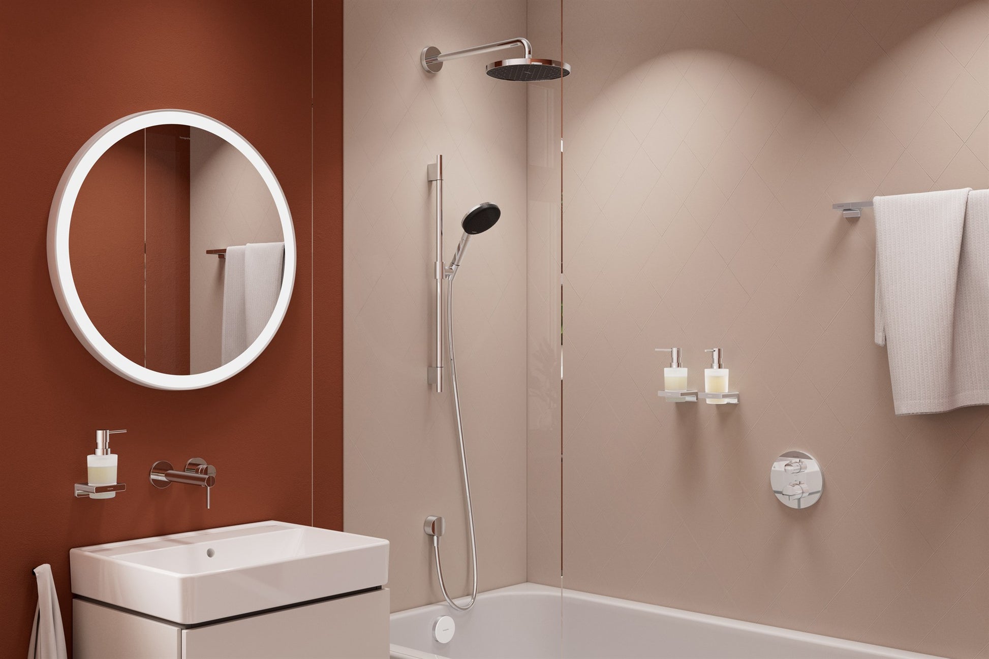 BATERIA NATYNKOWA FIXFIT OD HANSGROHE 26453000