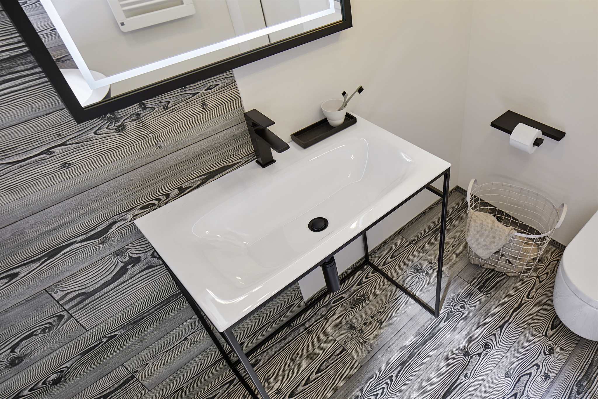 BATERIA UMYWALKOWA NISKA METROPOL OD HANSGROHE 32507670