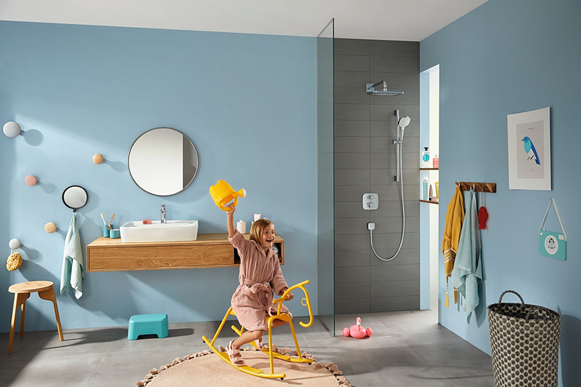 BATERIA  CROMA E OD HANSGROHE 26257000