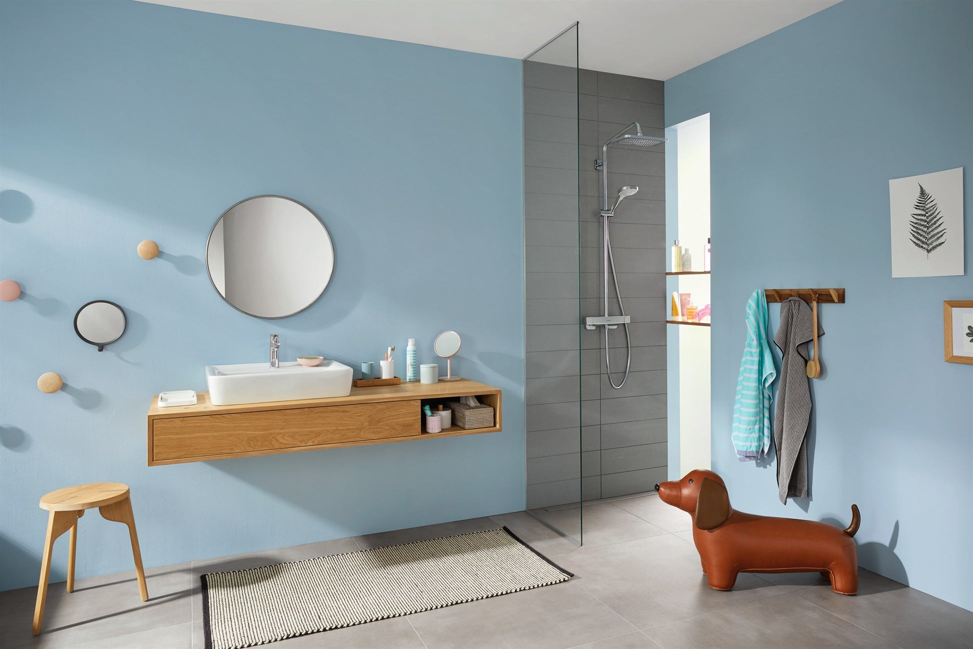BATERIA WANNOWO-PRYSZNICOWA  CROMA E OD HANSGROHE 27630000
