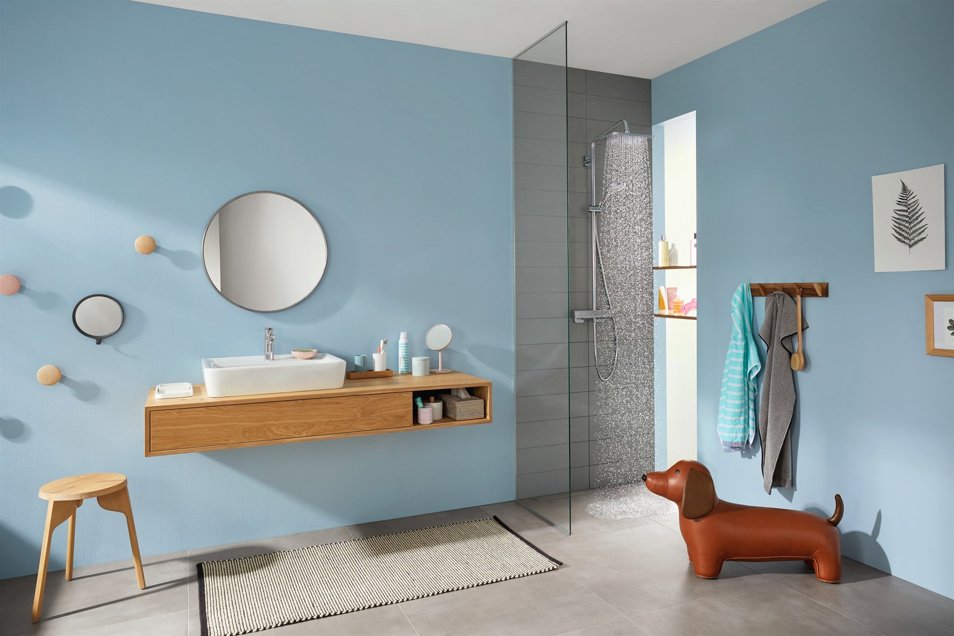 BATERIA WANNOWO-PRYSZNICOWA  CROMA E OD HANSGROHE 27630000