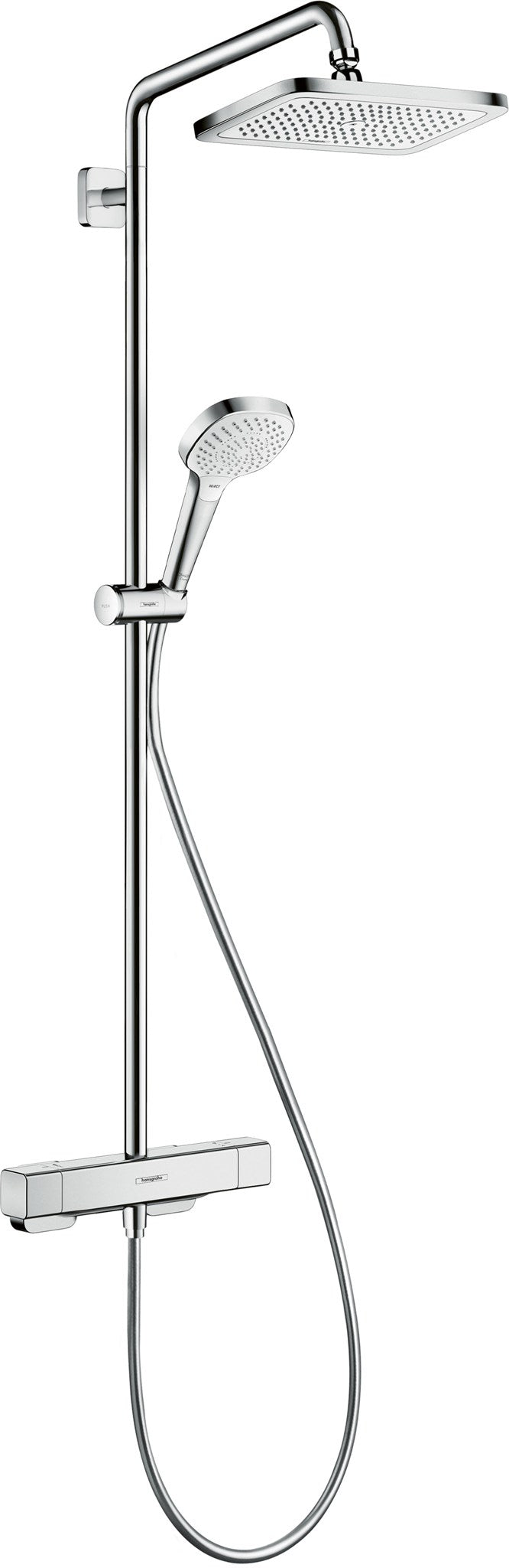 BATERIA WANNOWO-PRYSZNICOWA  CROMA E SREBRNY OD HANSGROHE 27630000