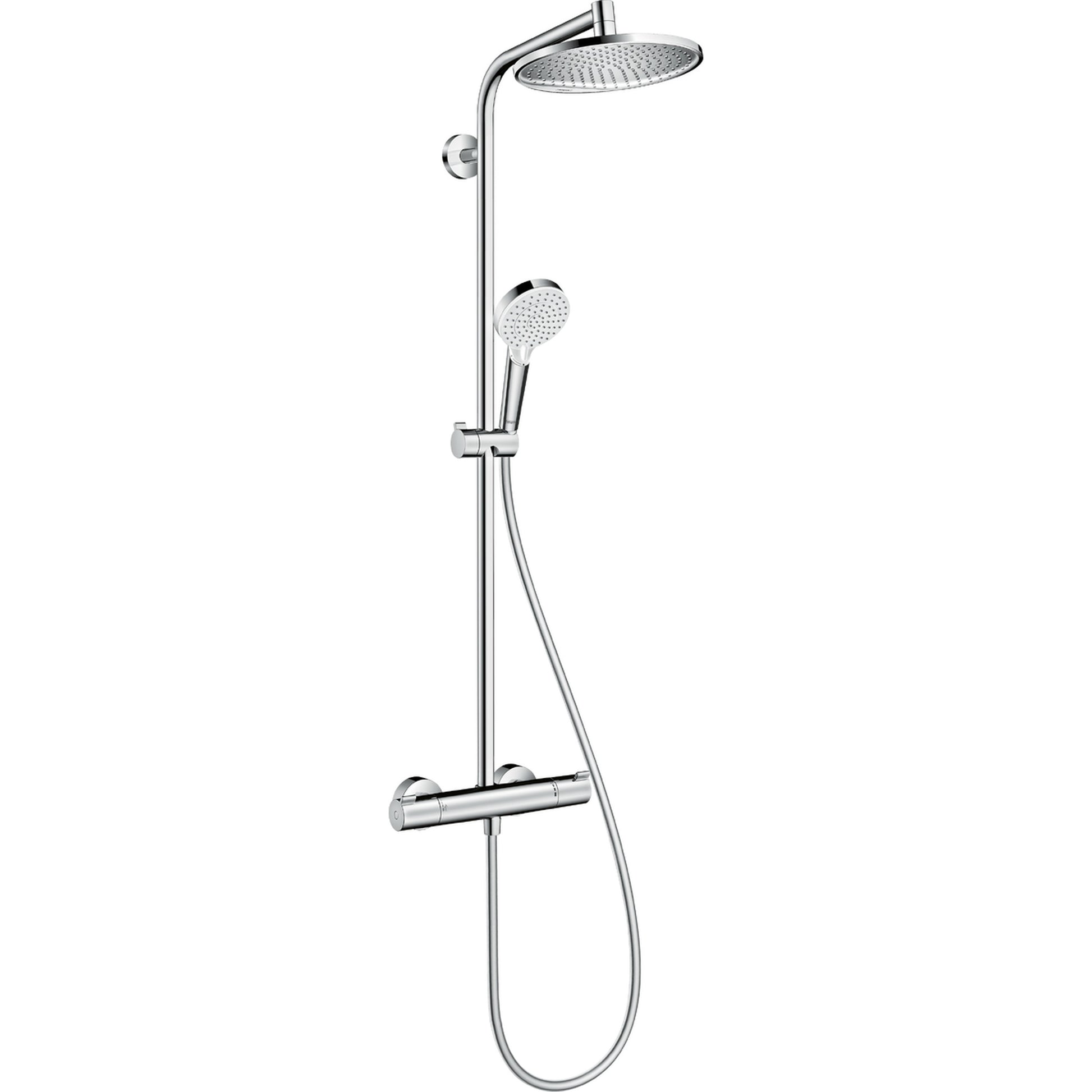 BATERIA WANNOWO-PRYSZNICOWA  CROMETTA S SREBRNY OD HANSGROHE 27268000
