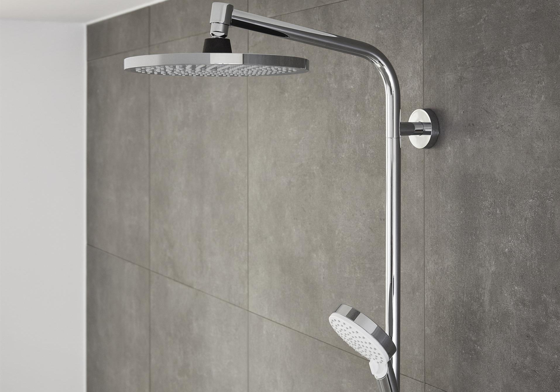 BATERIA WANNOWO-PRYSZNICOWA  CROMETTA S SREBRNY OD HANSGROHE 27268000