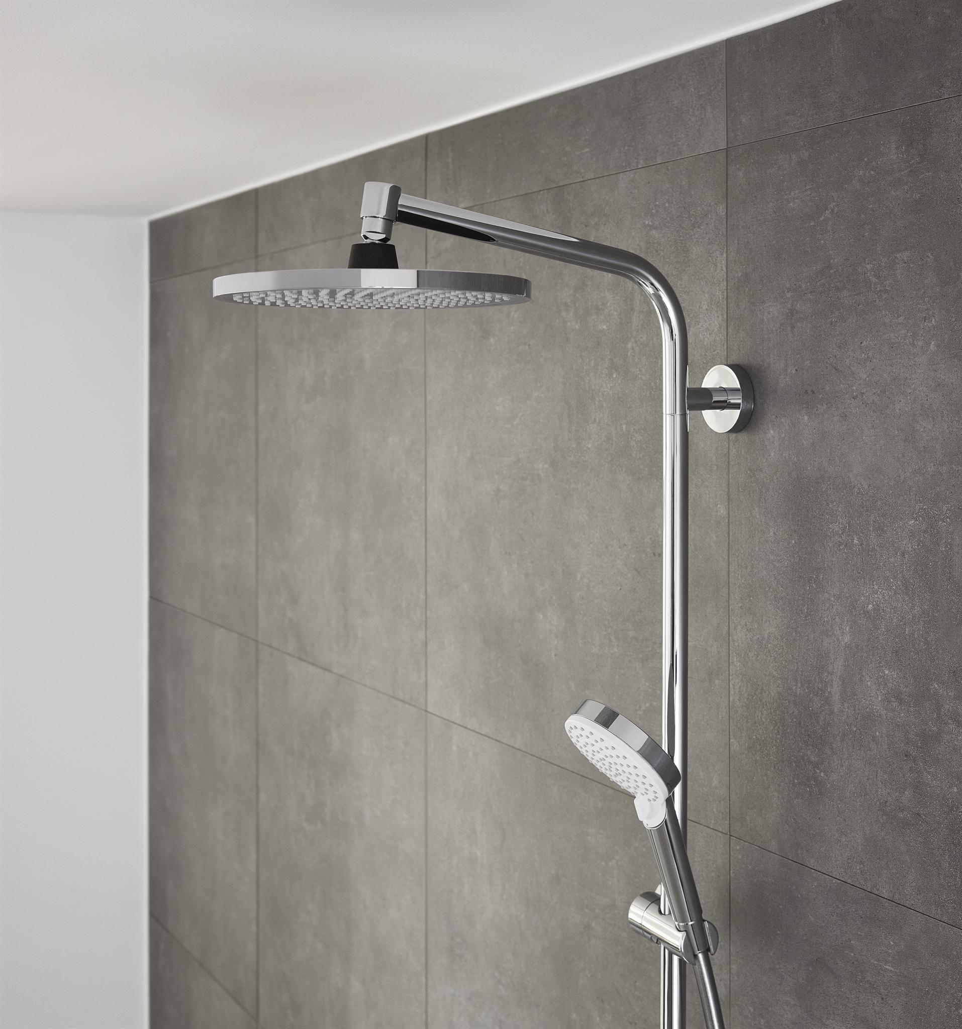 BATERIA WANNOWO-PRYSZNICOWA  CROMETTA S SREBRNY OD HANSGROHE 27268000