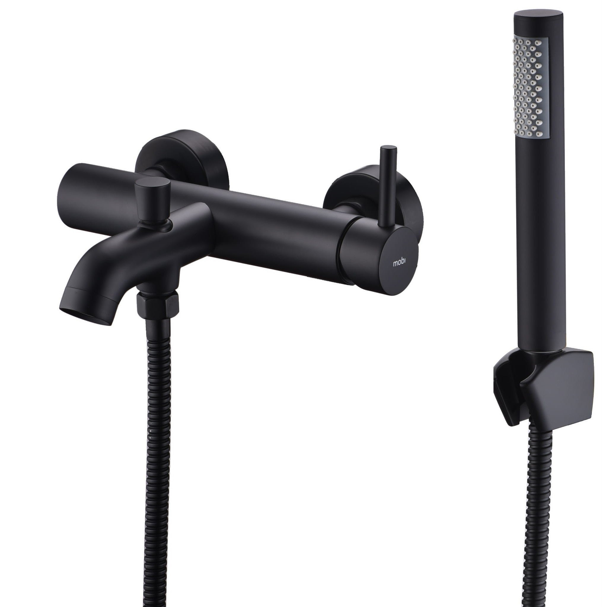 BATERIA WANNOWO-PRYSZNICOWA LIVA BLACK OD MOBI 372653BL