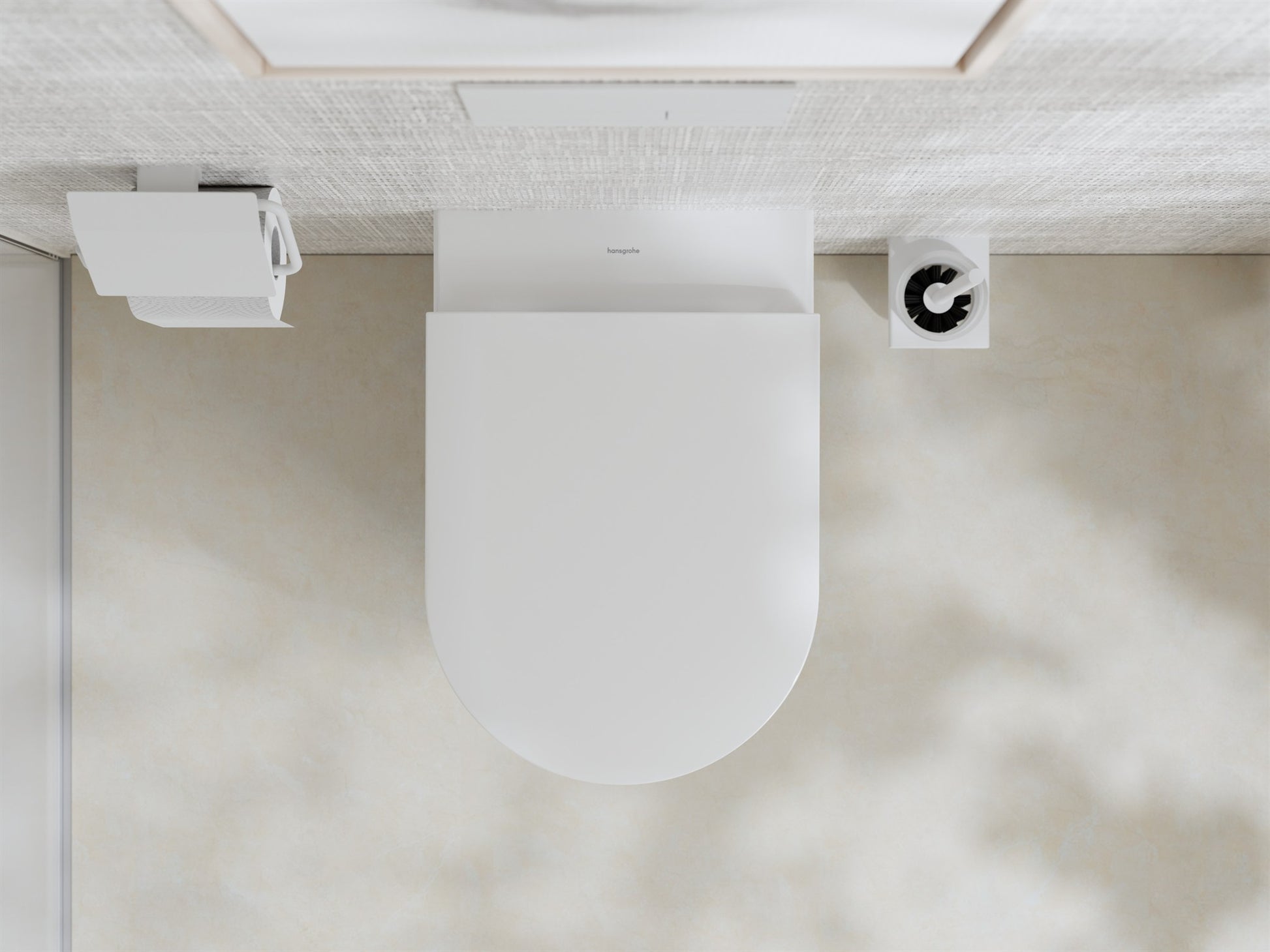 UCHWYT NA PAPIER  ADDSTORIS Q BIAŁY OD HANSGROHE 41753700