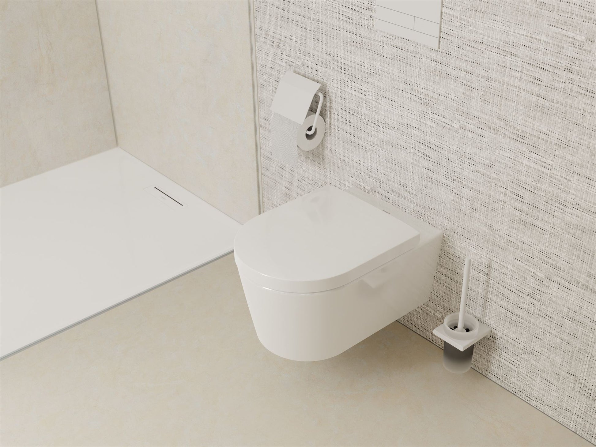 UCHWYT NA PAPIER  ADDSTORIS Q BIAŁY OD HANSGROHE 41753700
