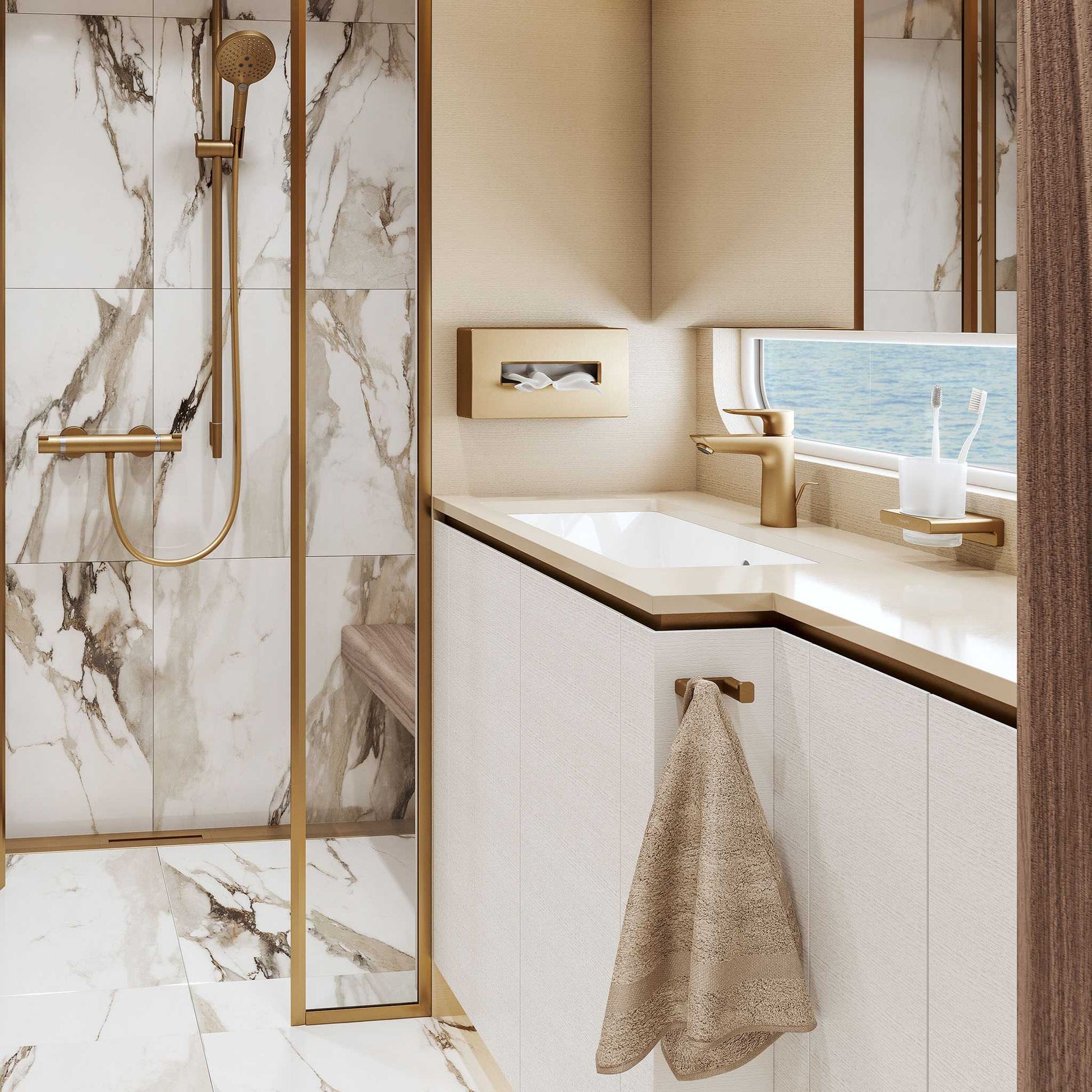 SŁUCHAWKA PRYSZNICOWA  RAINDANCE SELECT S BRĄZOWY OD HANSGROHE 26530140