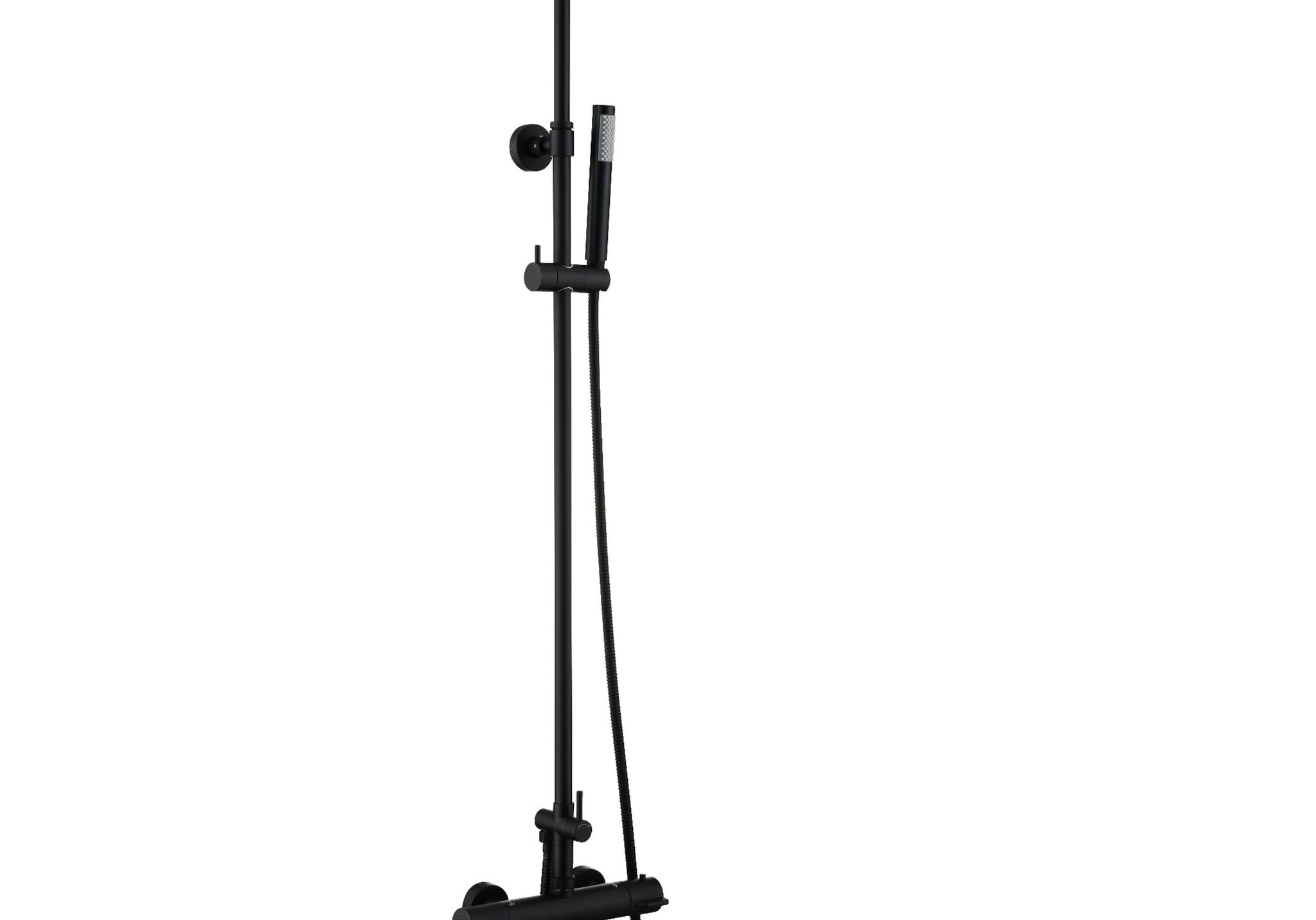 KOLUMNA NATRYSKOWA TERMOSTATYCZNA RESTO BLACK OD MOBI 152867BL