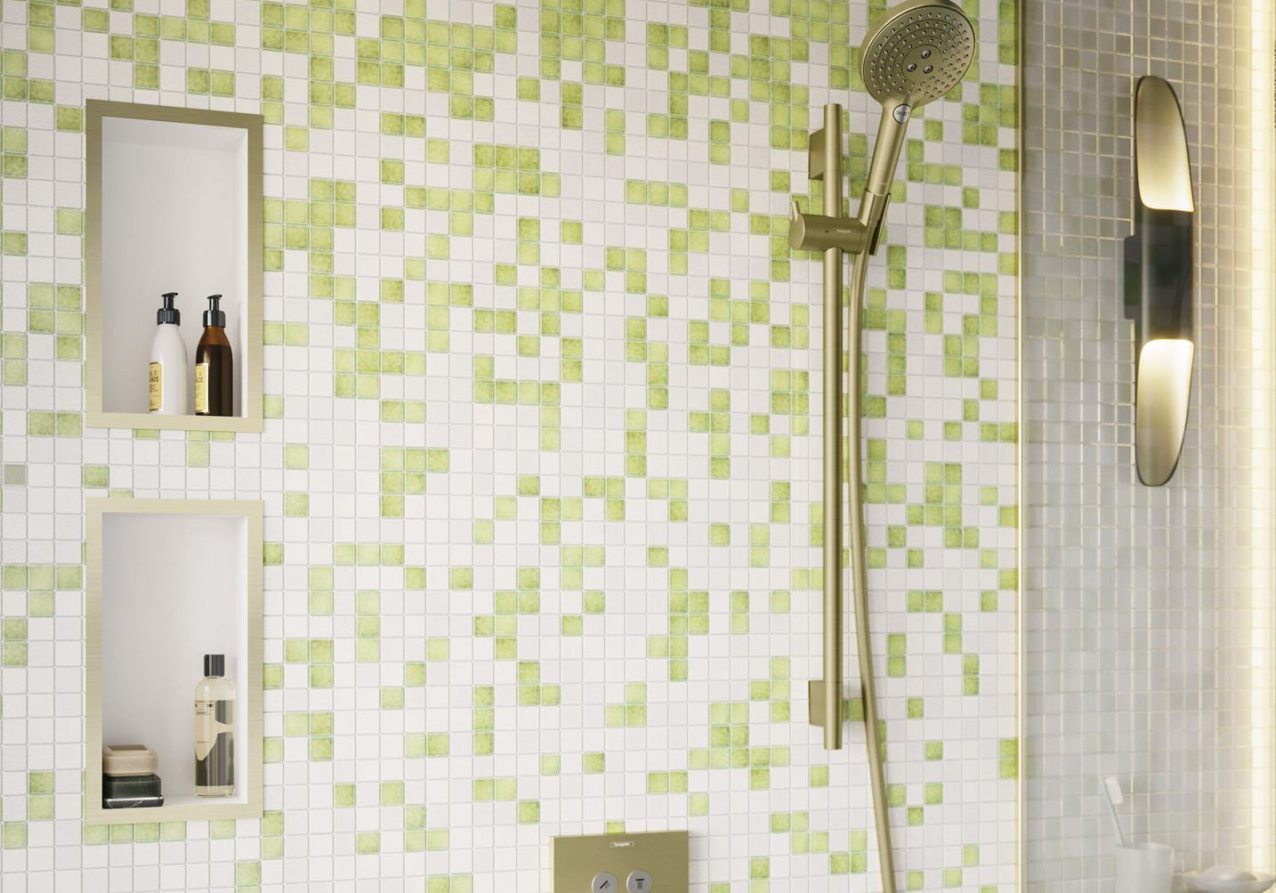 BATERIA NATYNKOWA FIXFIT BRĄZOWY OD HANSGROHE 26455140