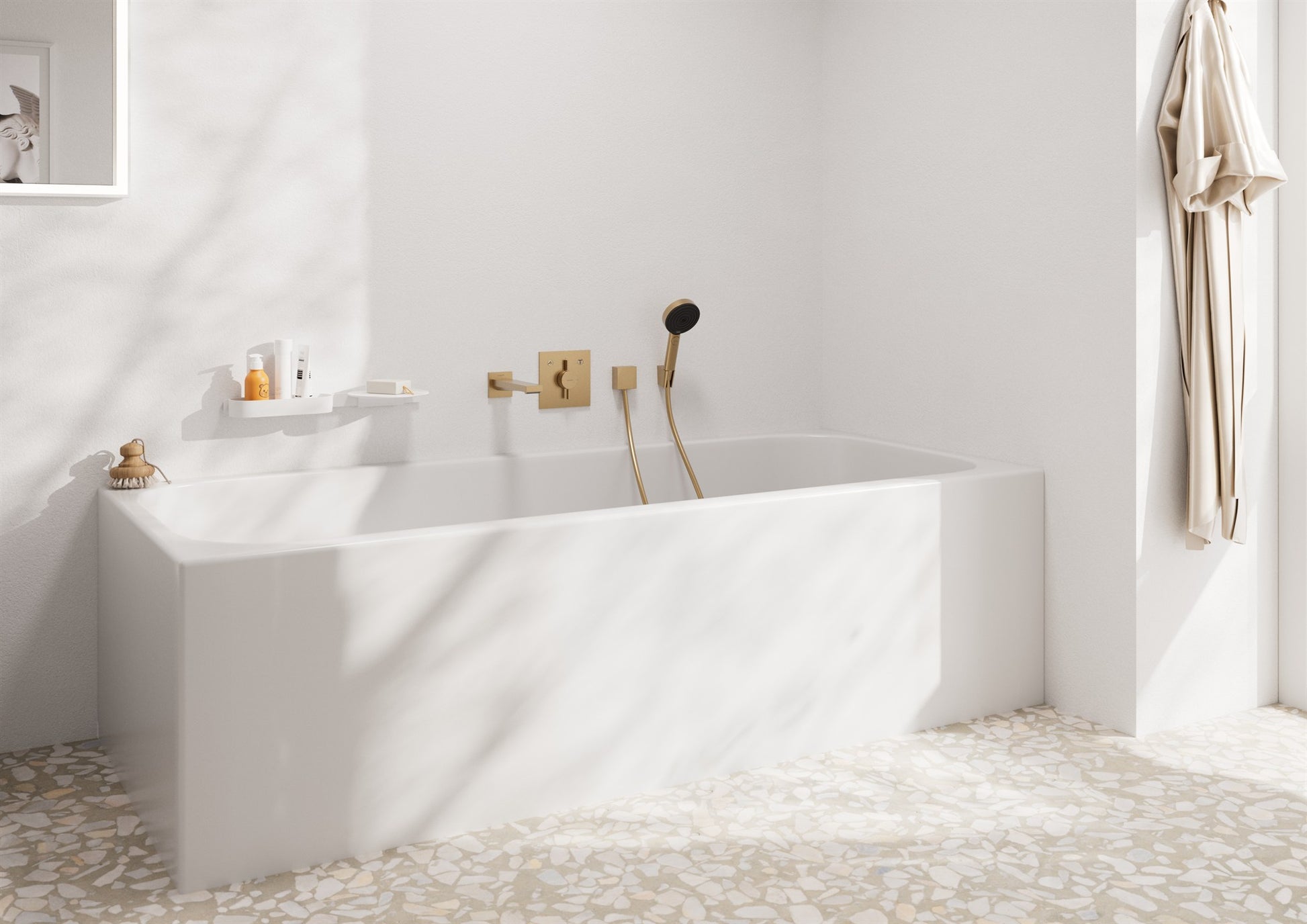 PRZYŁĄCZE KĄTOWE NATYNKOWA FIXFIT BRĄZOWY OD HANSGROHE 26455140