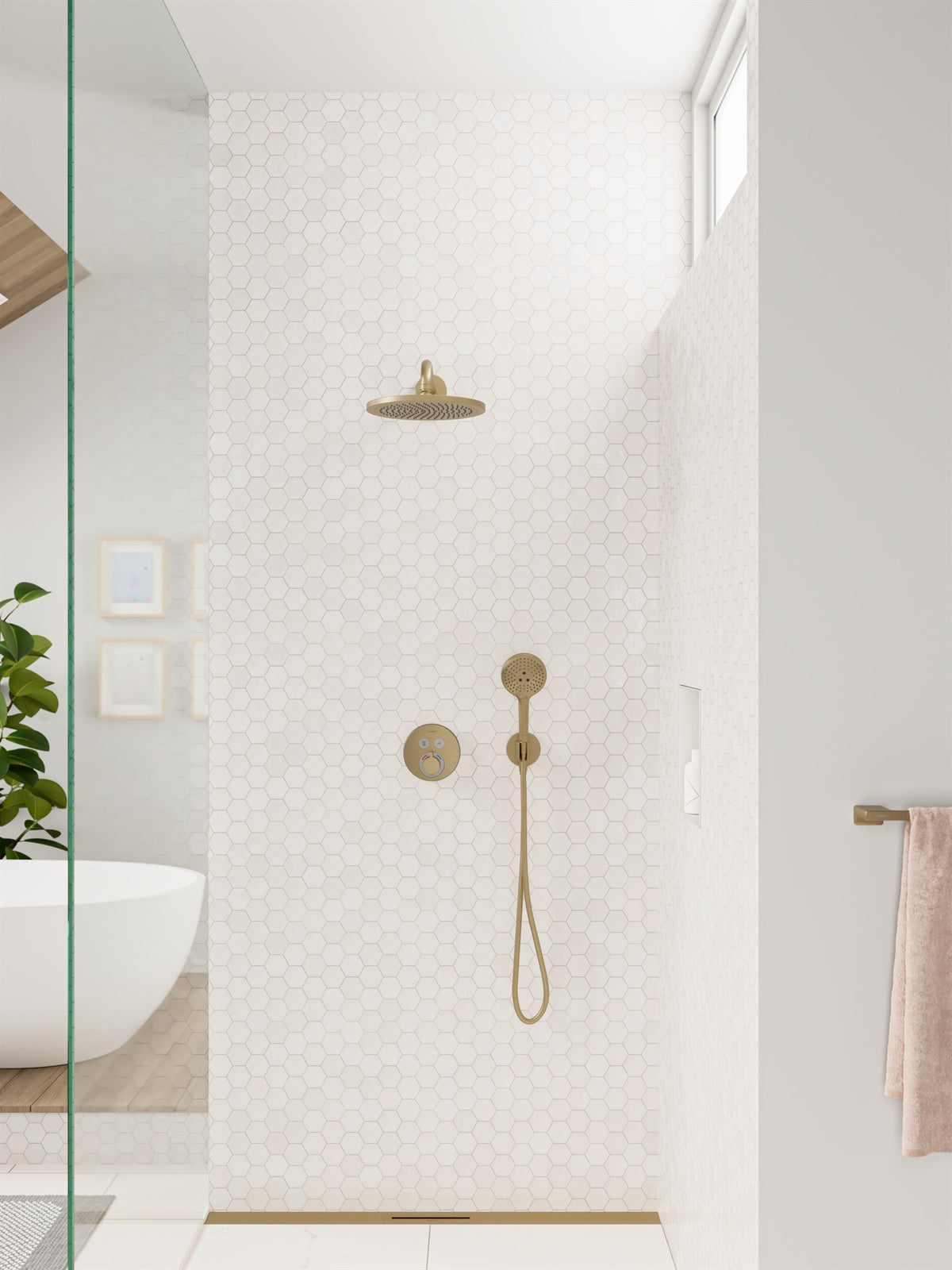 DESZCZOWNICA  CROMA BRĄZOWY OD HANSGROHE 26220140