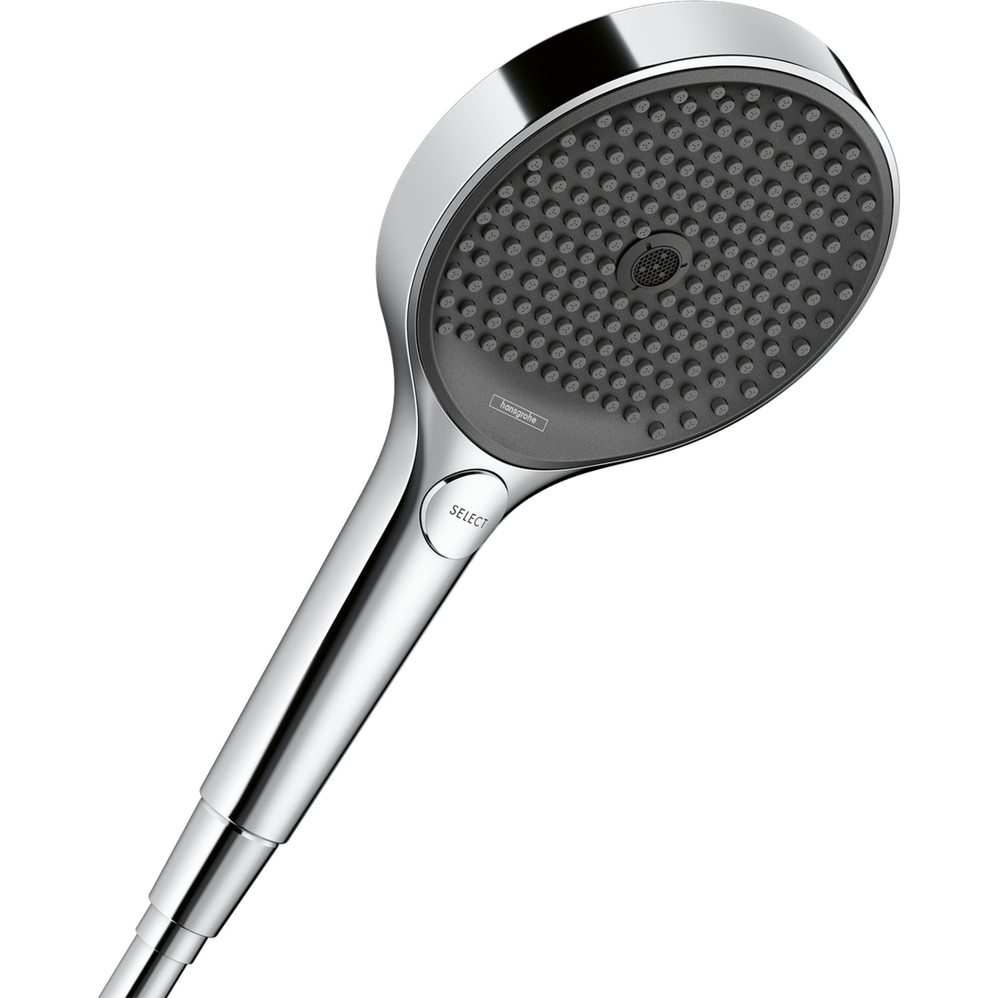 SŁUCHAWKA PRYSZNICOWA  RAINFINITY SREBRNY OD HANSGROHE 26865000