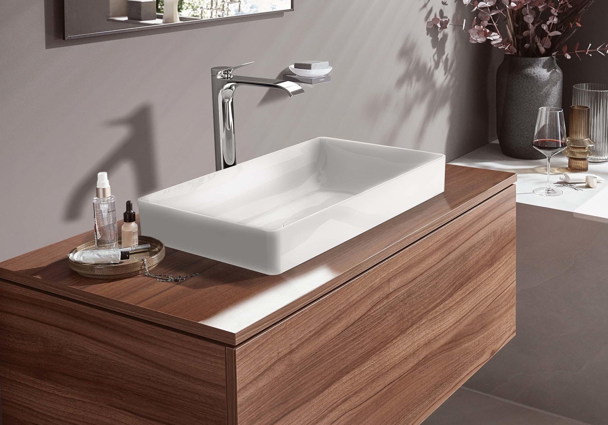 BATERIA UMYWALKOWA VIVENIS SREBRNY OD HANSGROHE 75040000