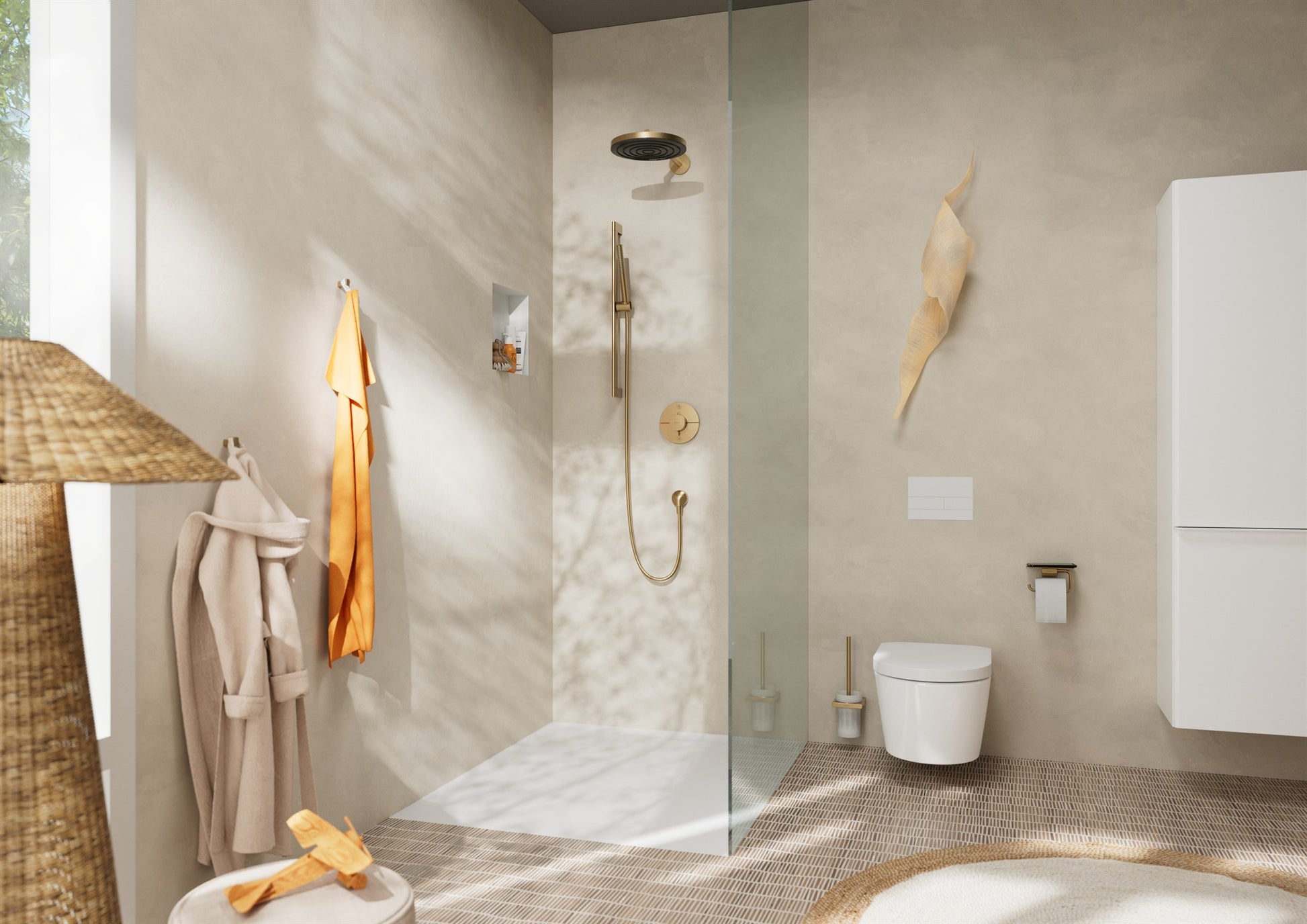 WIESZAK  ADDSTORIS Q BRĄZOWY OD HANSGROHE 41752140
