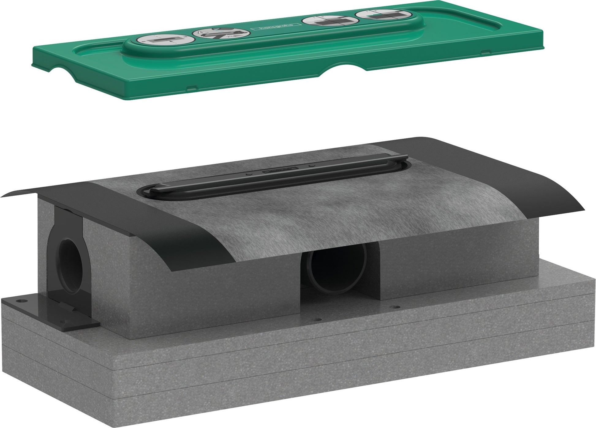 ELEMENT PODTYNKOWY  UBOX UNIVERSAL  OD HANSGROHE 01001180