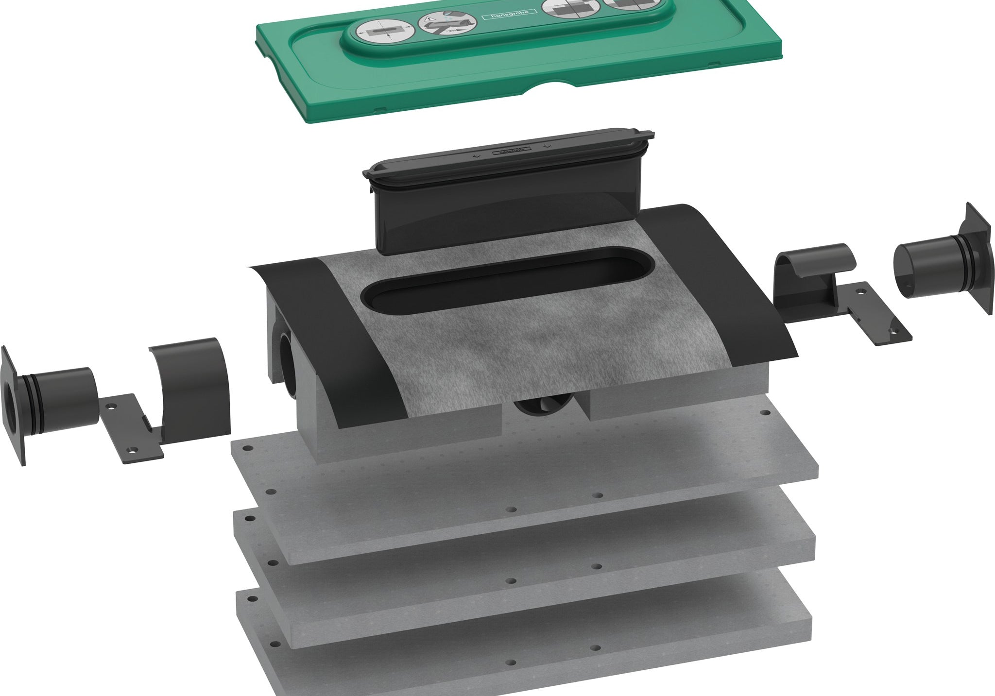 ELEMENT PODTYNKOWY  UBOX UNIVERSAL  OD HANSGROHE 01001180