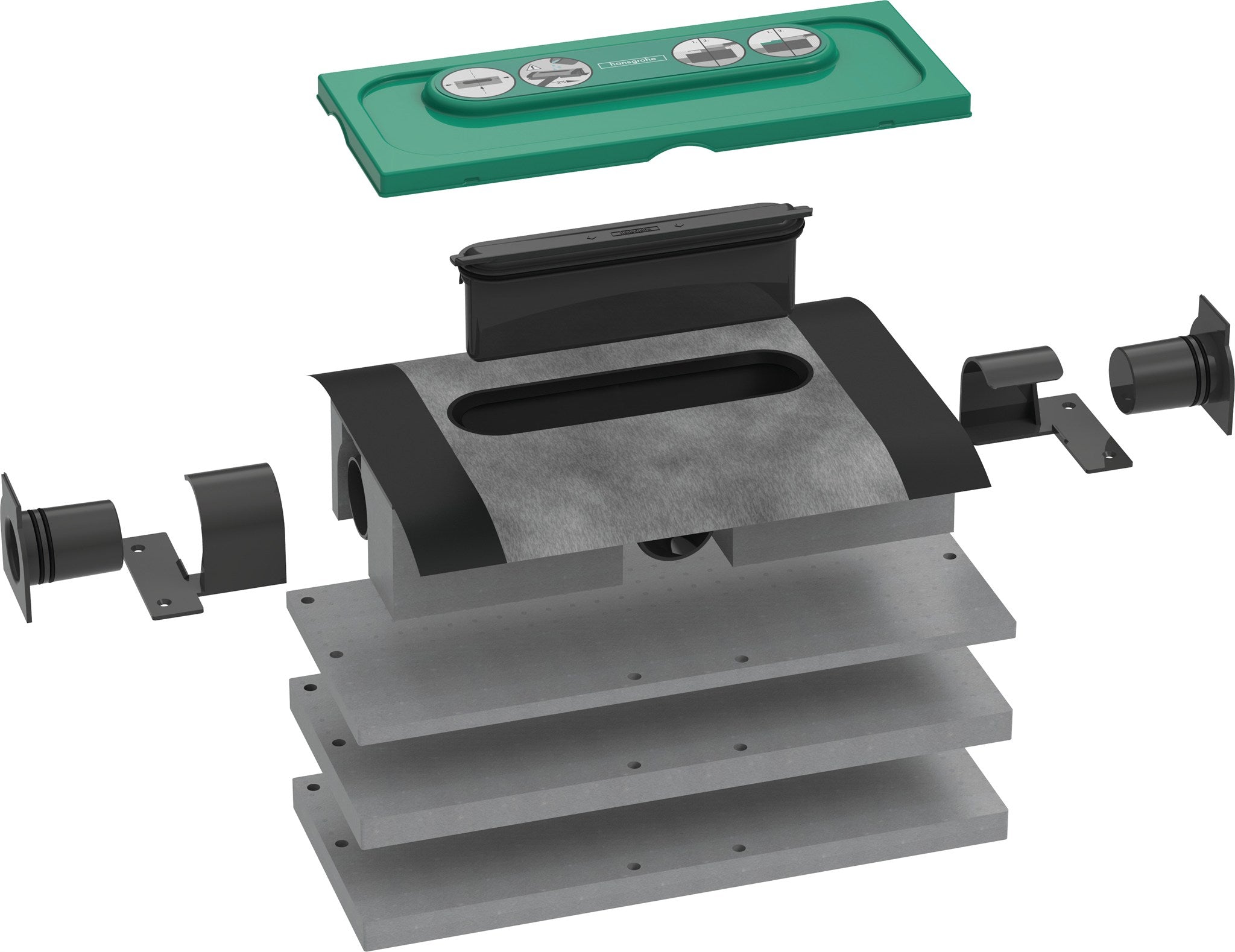 ELEMENT PODTYNKOWY  UBOX UNIVERSAL  OD HANSGROHE 01001180