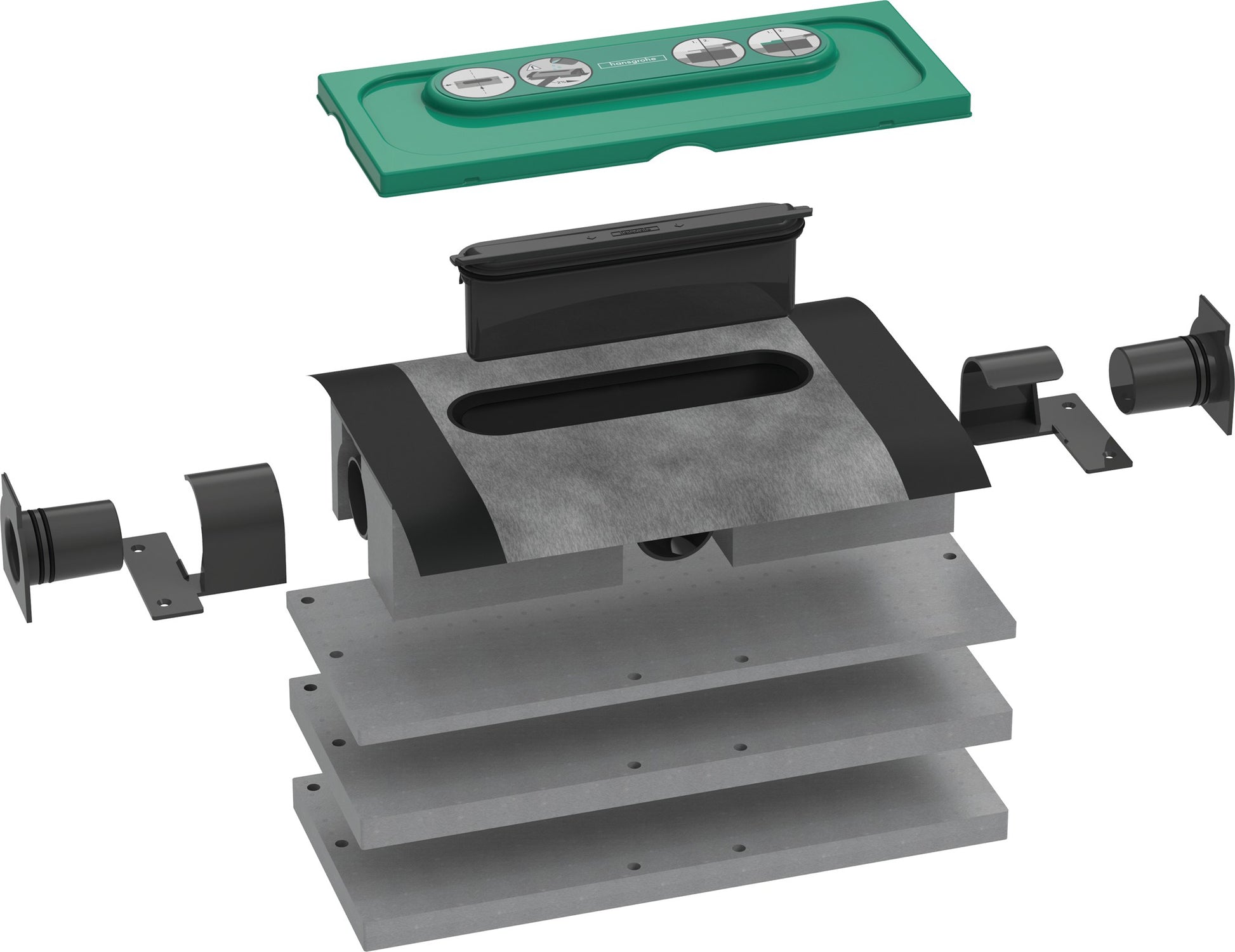 ELEMENT PODTYNKOWY  UBOX UNIVERSAL  OD HANSGROHE 01001180