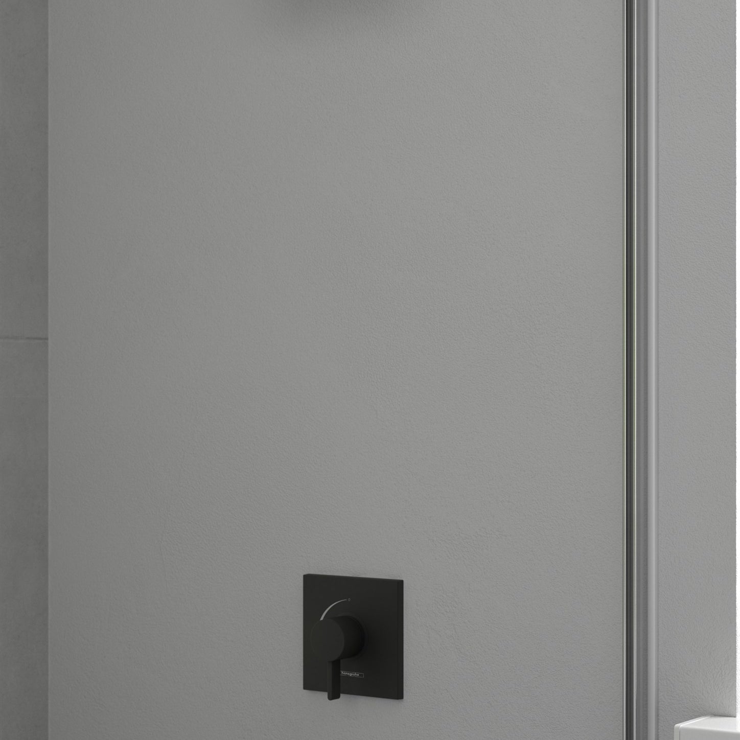 DESZCZOWNICA  VERNIS SHAPE CZARNY OD HANSGROHE 26281670