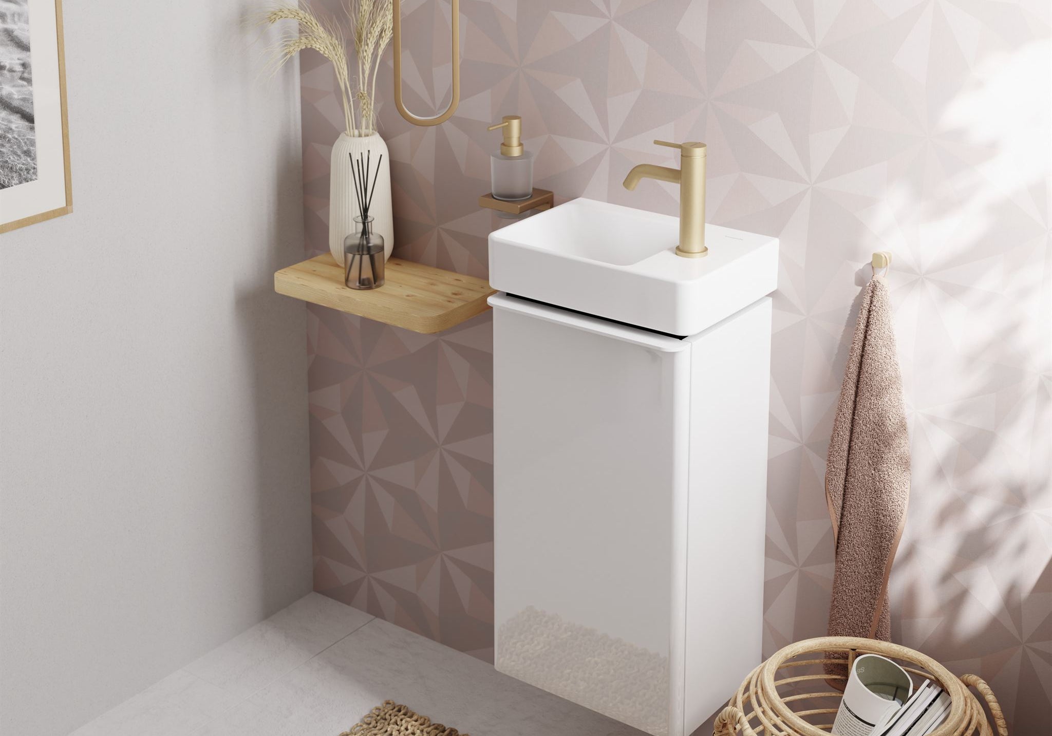 WIESZAK  ADDSTORIS Q BRĄZOWY OD HANSGROHE 41742140