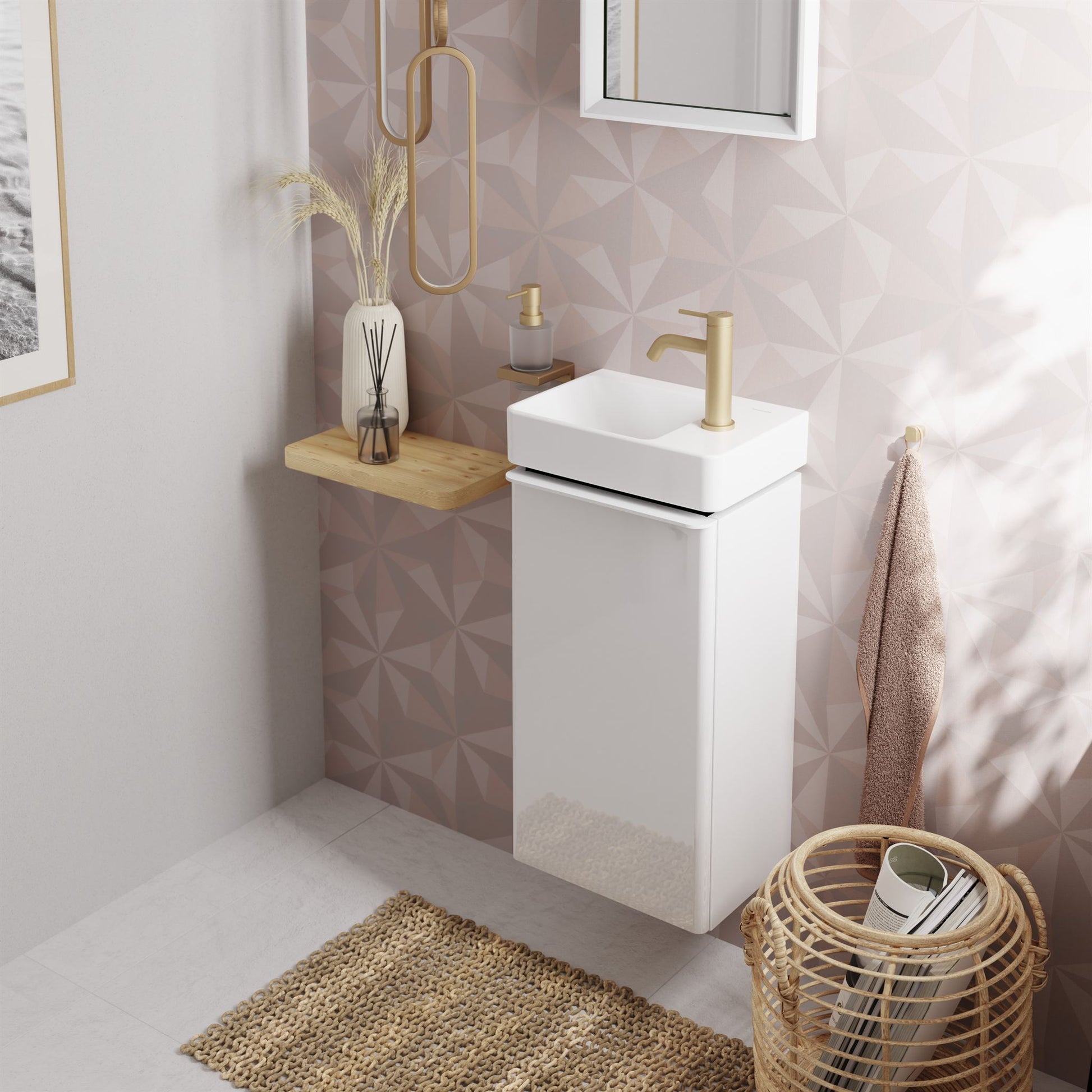 WIESZAK  ADDSTORIS Q BRĄZOWY OD HANSGROHE 41742140
