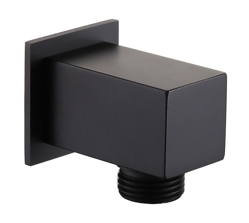 PRZYŁĄCZE KĄTOWE  KWADRATOWE BLACK OD MOBI WE02KBL
