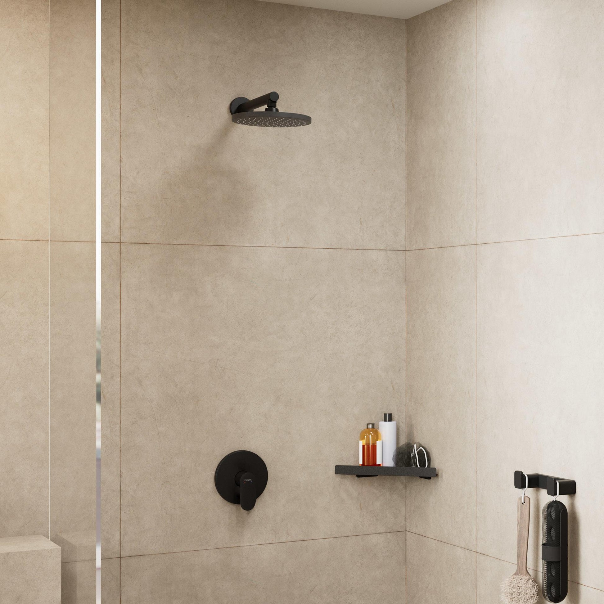 DESZCZOWNICA  VERNIS BLEND CZARNY OD HANSGROHE 26271670