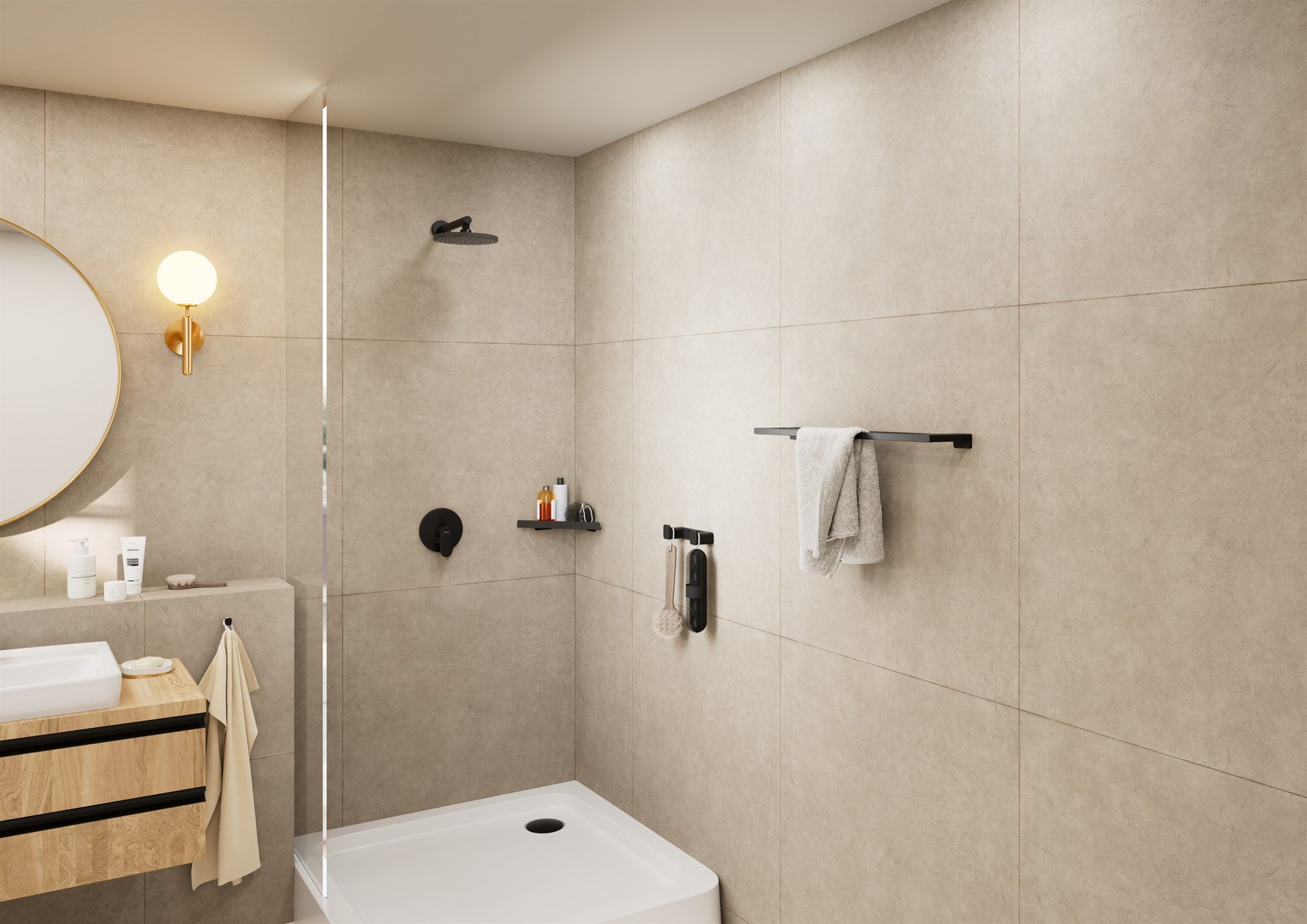 DESZCZOWNICA  VERNIS BLEND CZARNY OD HANSGROHE 26271670