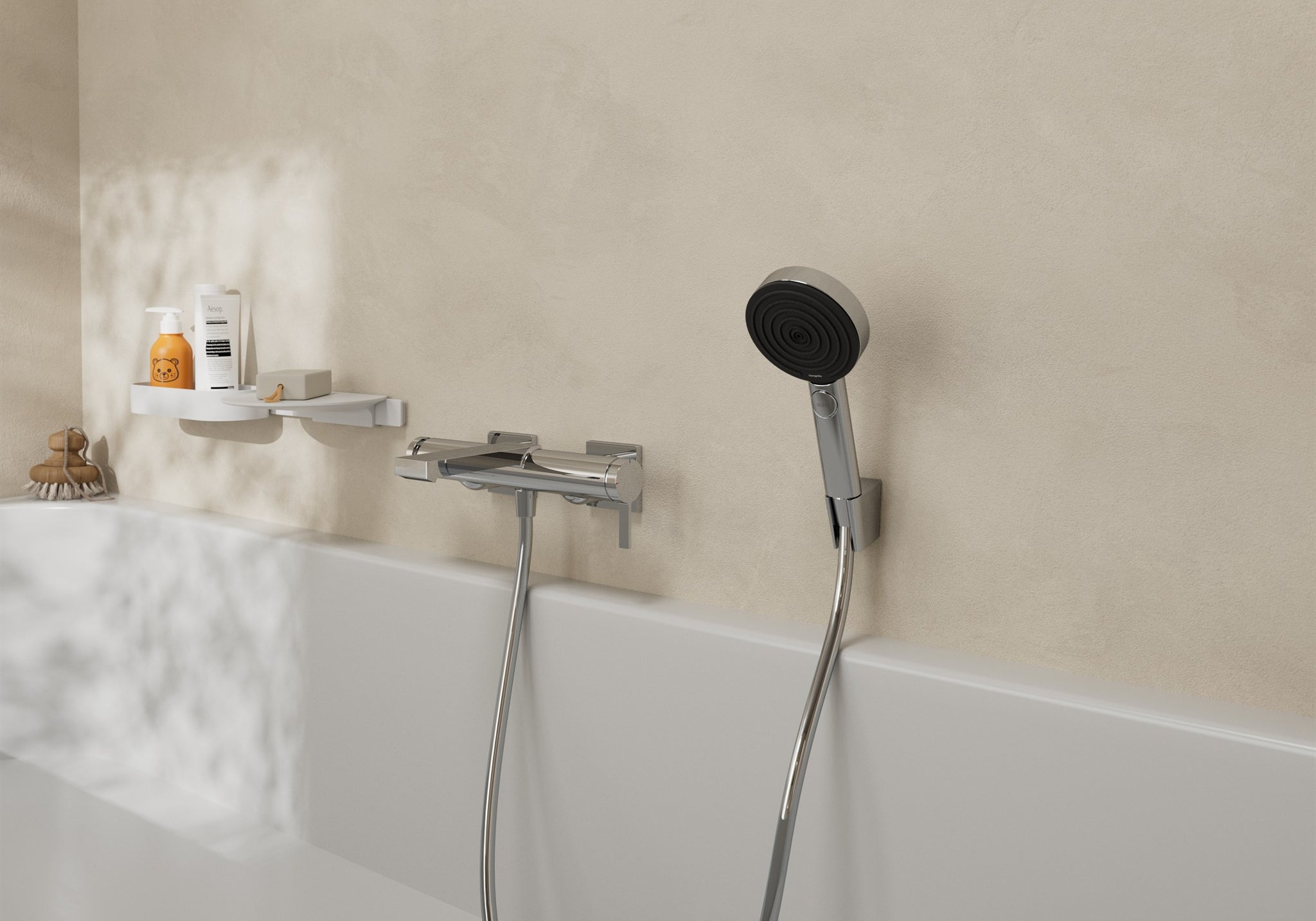 SŁUCHAWKA PRYSZNICOWA  PULSIFY SELECT S SREBRNY OD HANSGROHE 24111000