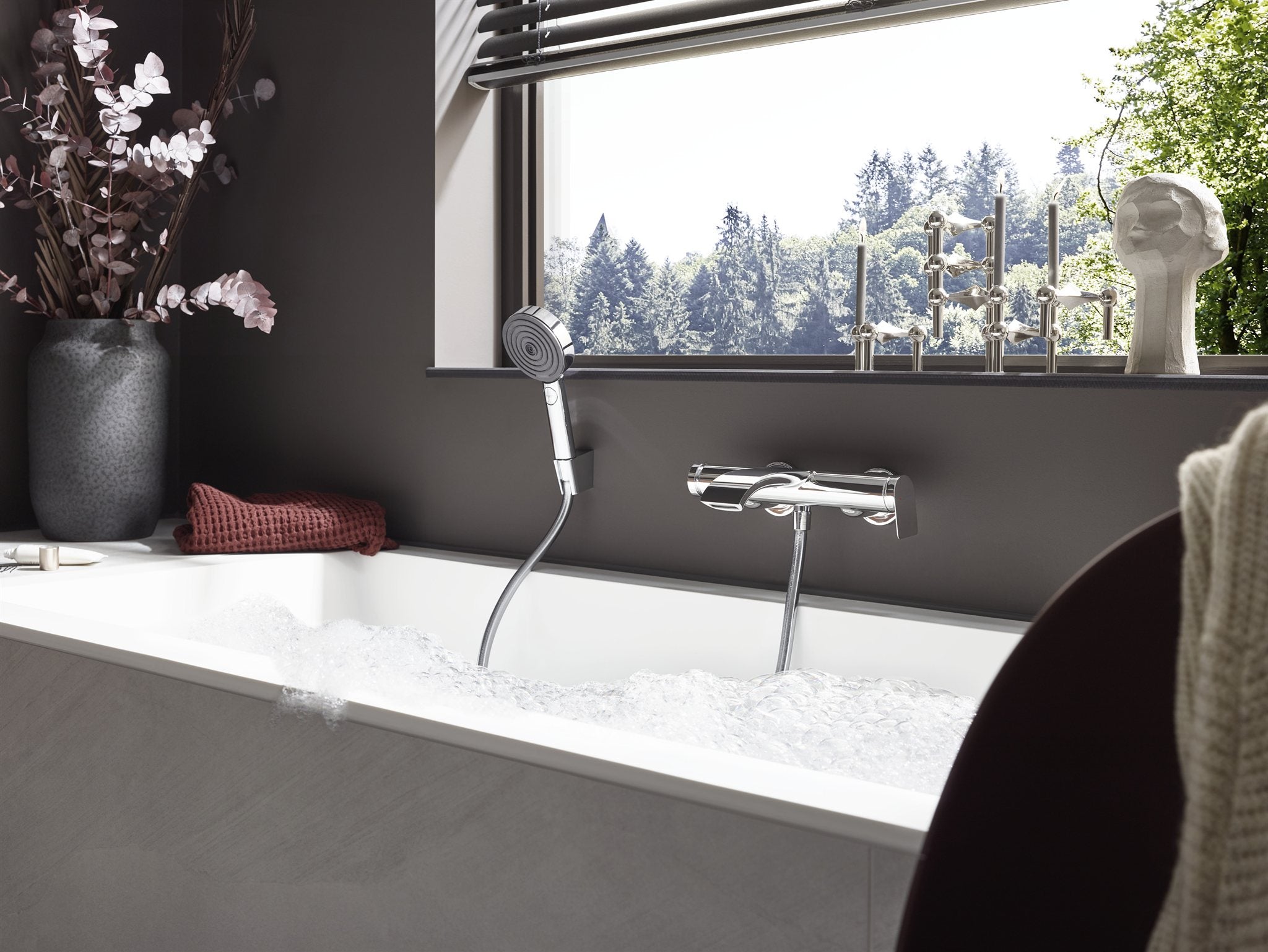 BATERIA WANNOWA VIVENIS SREBRNY OD HANSGROHE 75420000