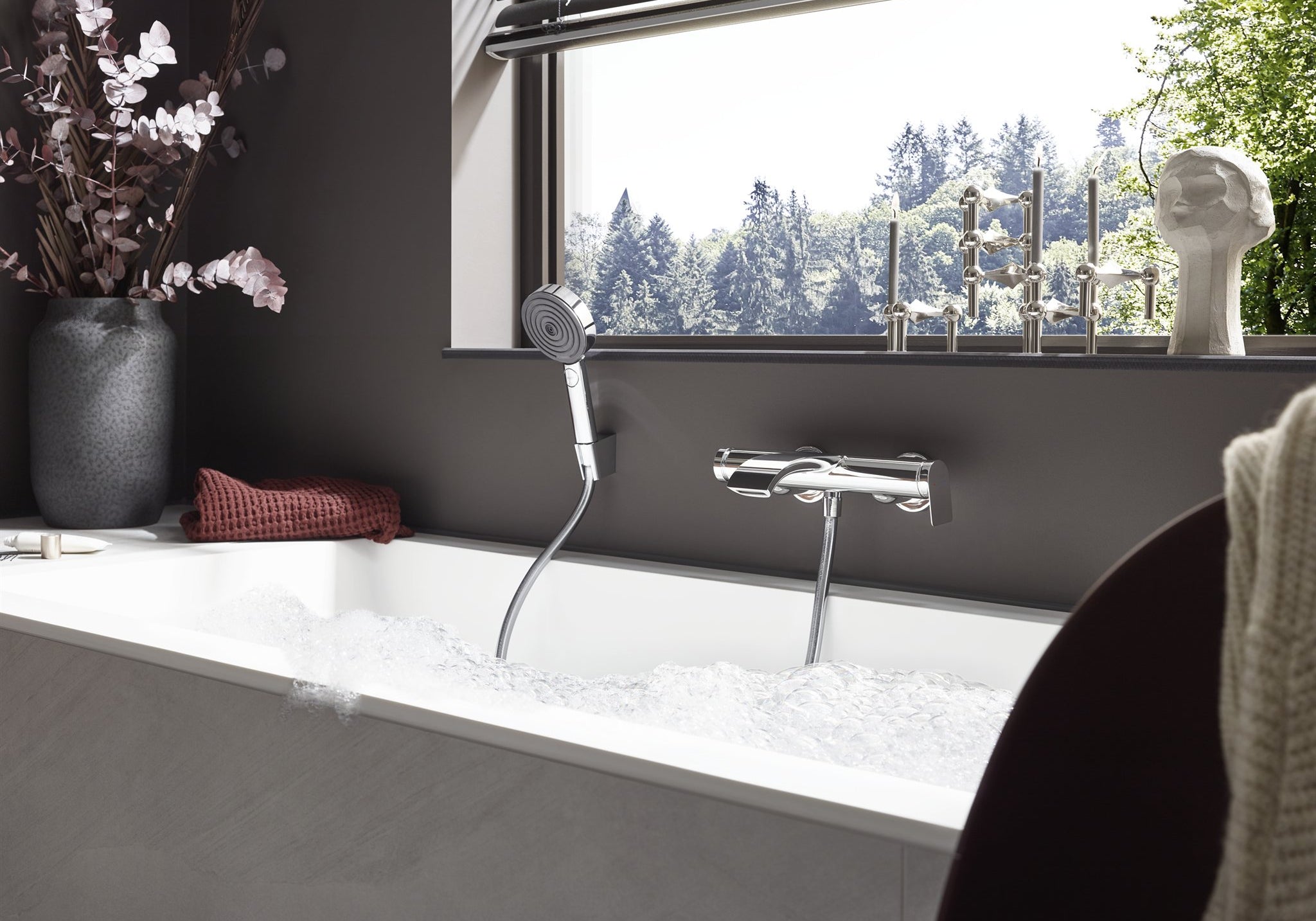 BATERIA WANNOWA  VIVENIS SREBRNY OD HANSGROHE 75420000
