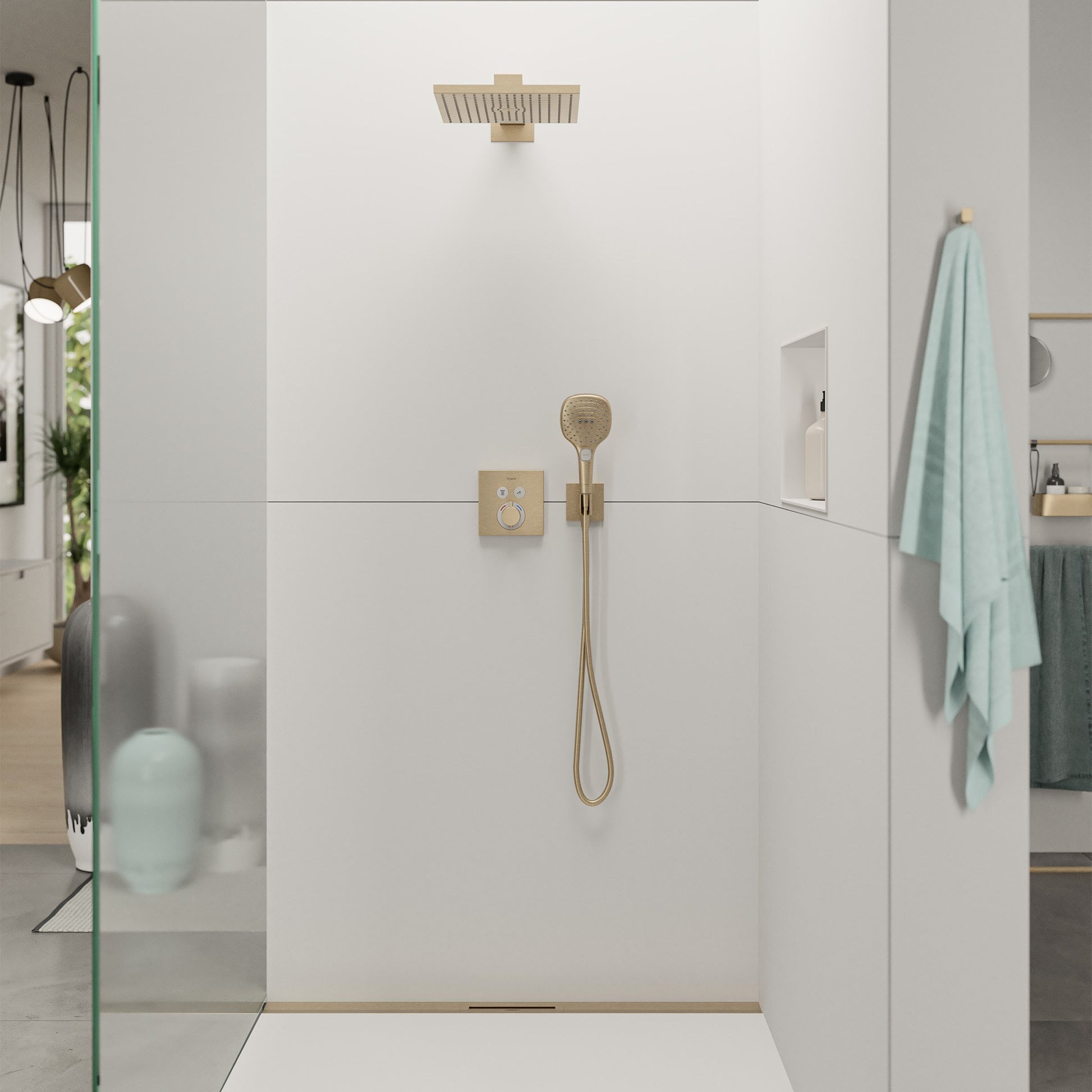 PRZYŁĄCZE KĄTOWE NATYNKOWA FIXFIT E BRĄZOWY OD HANSGROHE 26889140
