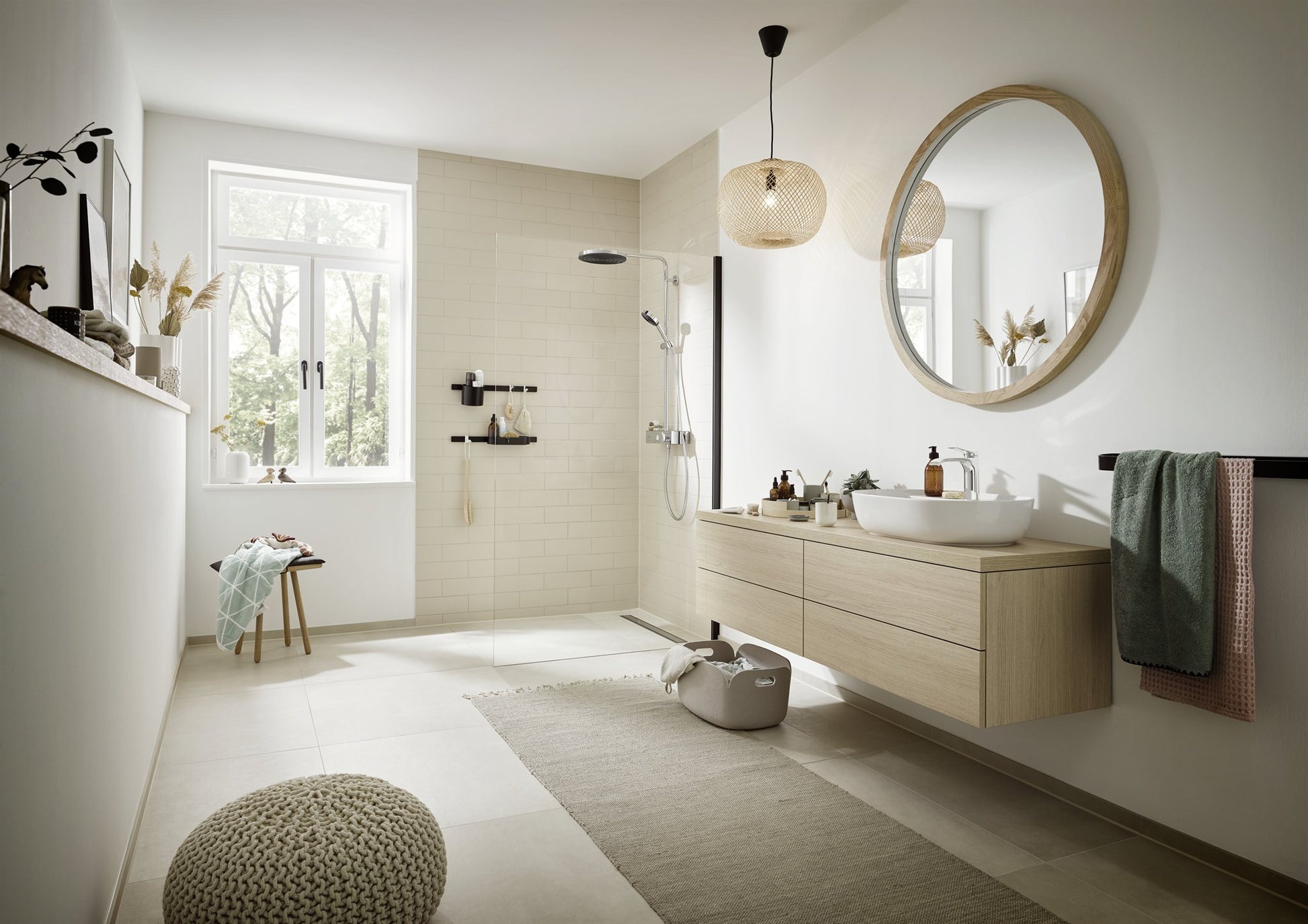 BATERIA UMYWALKOWA VIVENIS SREBRNY OD HANSGROHE 75022000