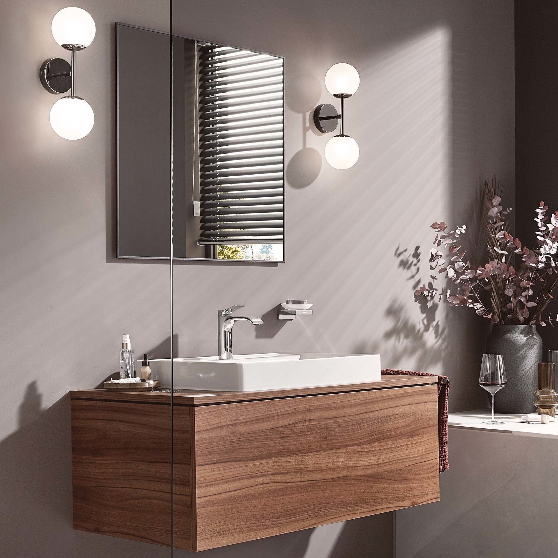BATERIA UMYWALKOWA VIVENIS SREBRNY OD HANSGROHE 75022000