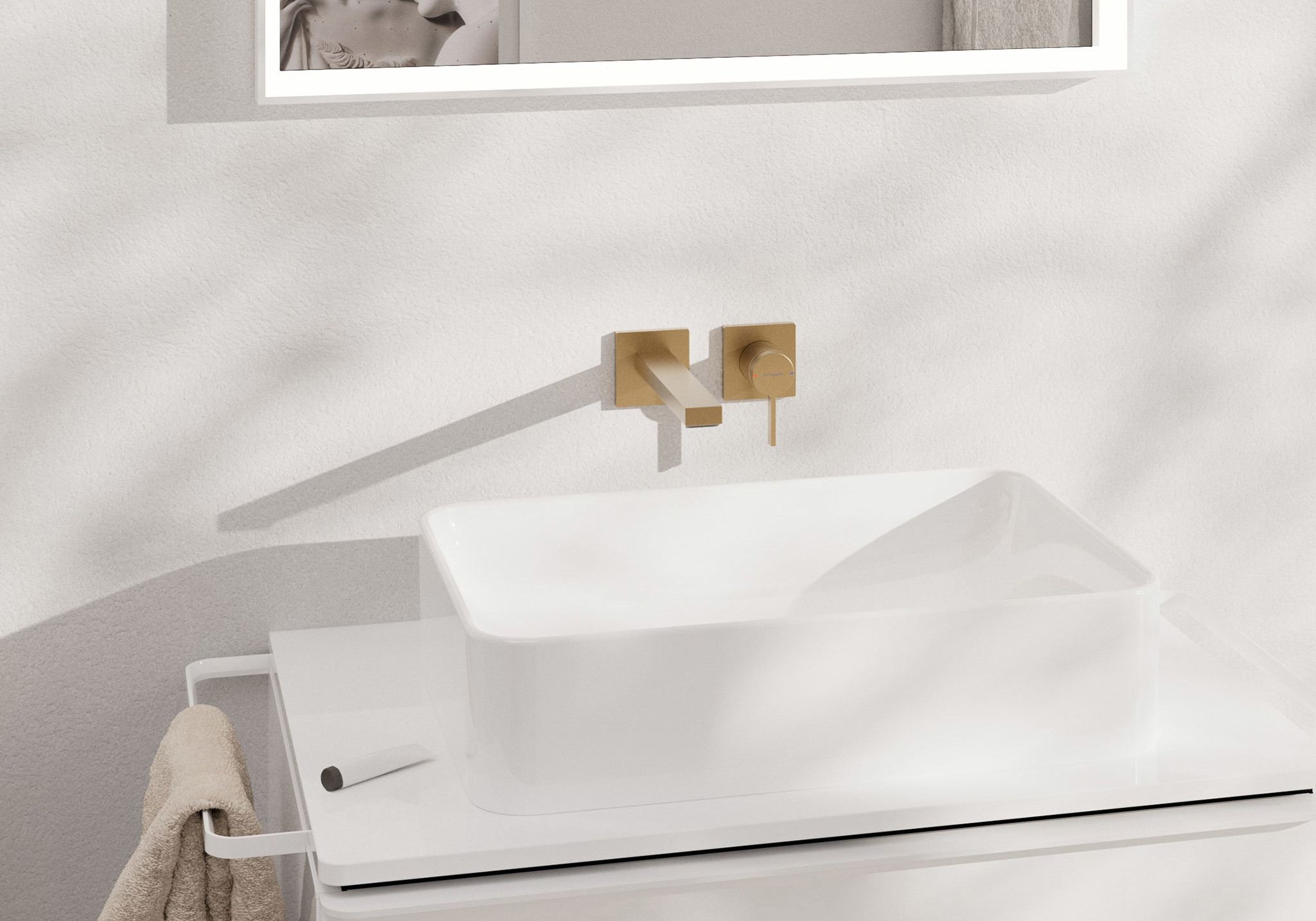 BATERIA UMYWALKOWA  TECTURIS E BRĄZOWY OD HANSGROHE 73051140