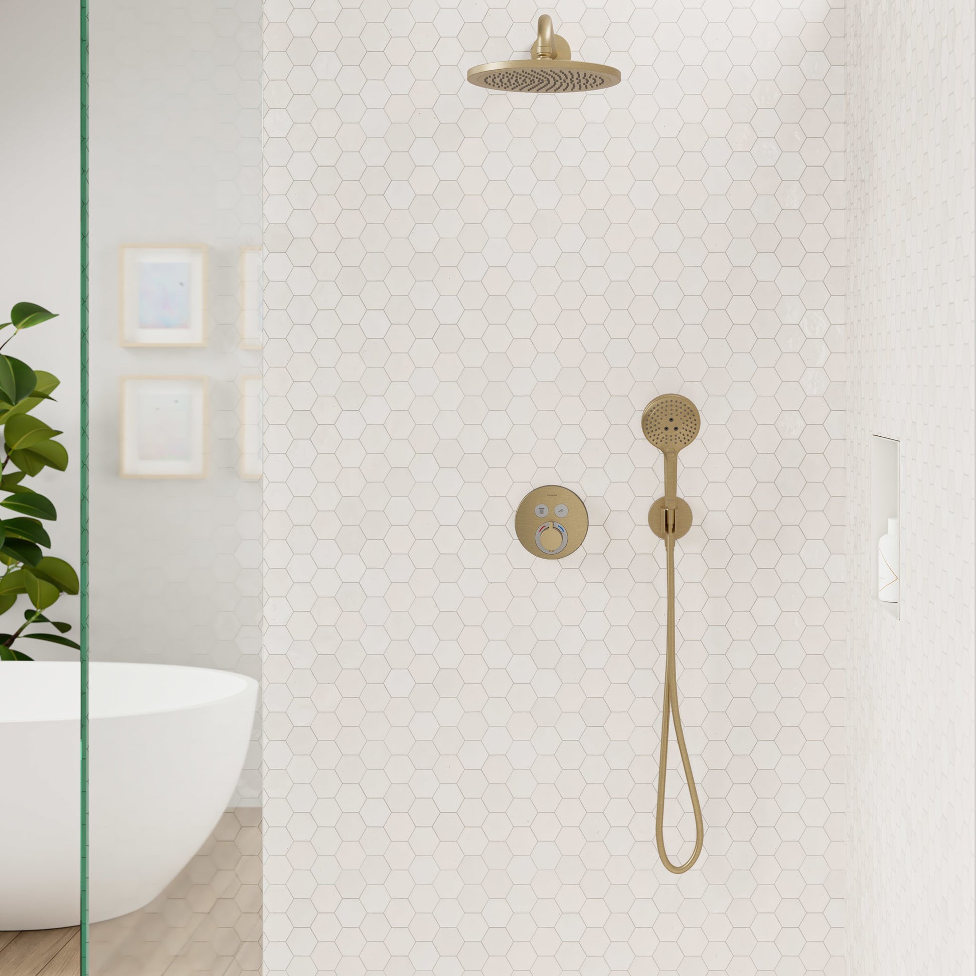 PRZYŁĄCZE KĄTOWE NATYNKOWA FIXFIT S BRĄZOWY OD HANSGROHE 26888140