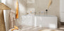 BATERIA WANNOWA TECTURIS S SREBRNY OD HANSGROHE 73411000