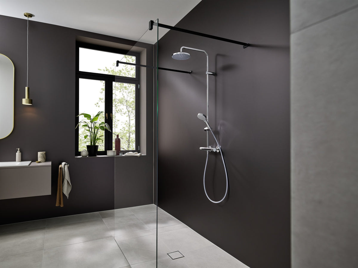 BATERIA WANNOWO-PRYSZNICOWA  VERNIS BLEND SREBRNY OD HANSGROHE 26089000