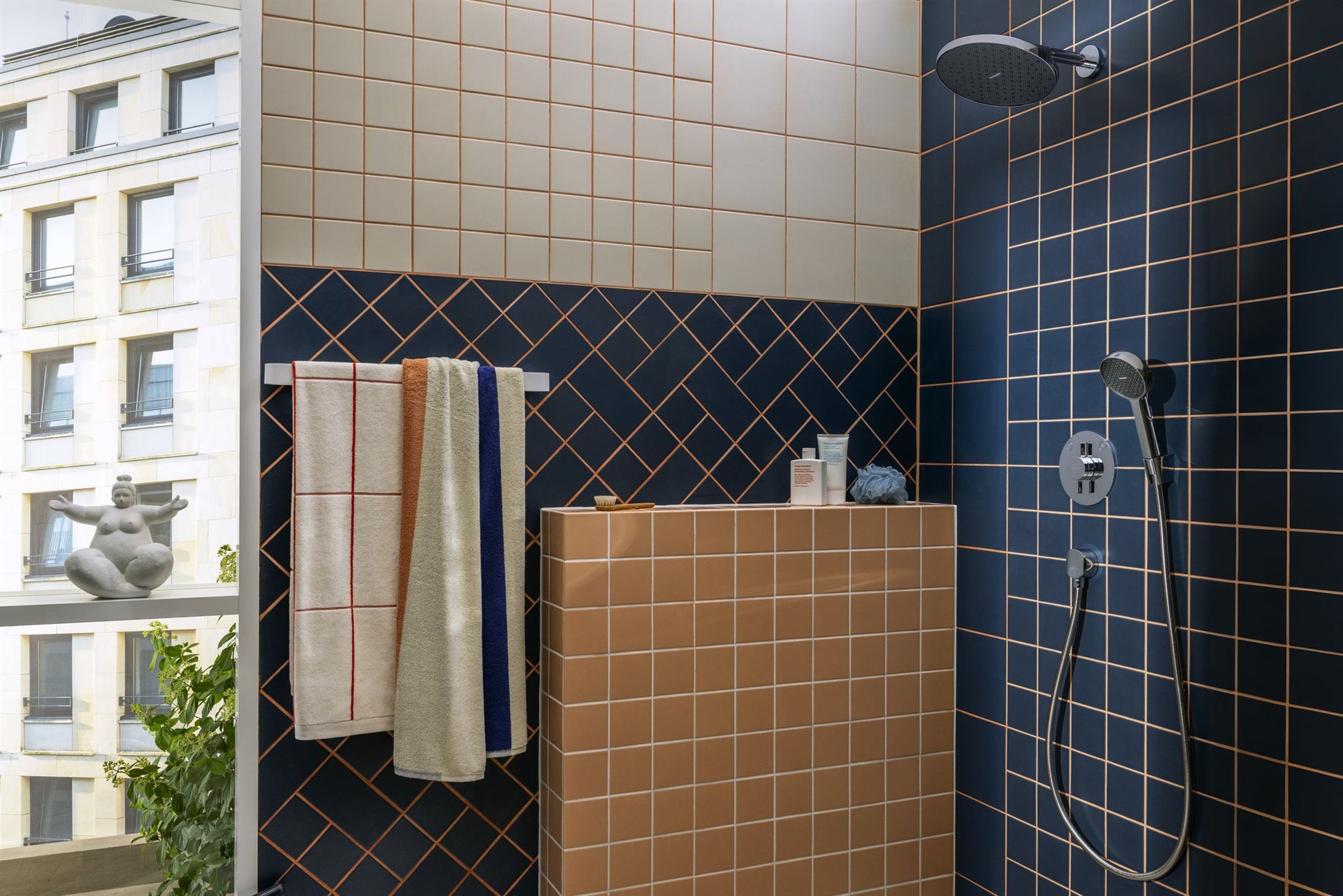 BATERIA WANNOWA DUOTURN S SREBRNY OD HANSGROHE 75418000