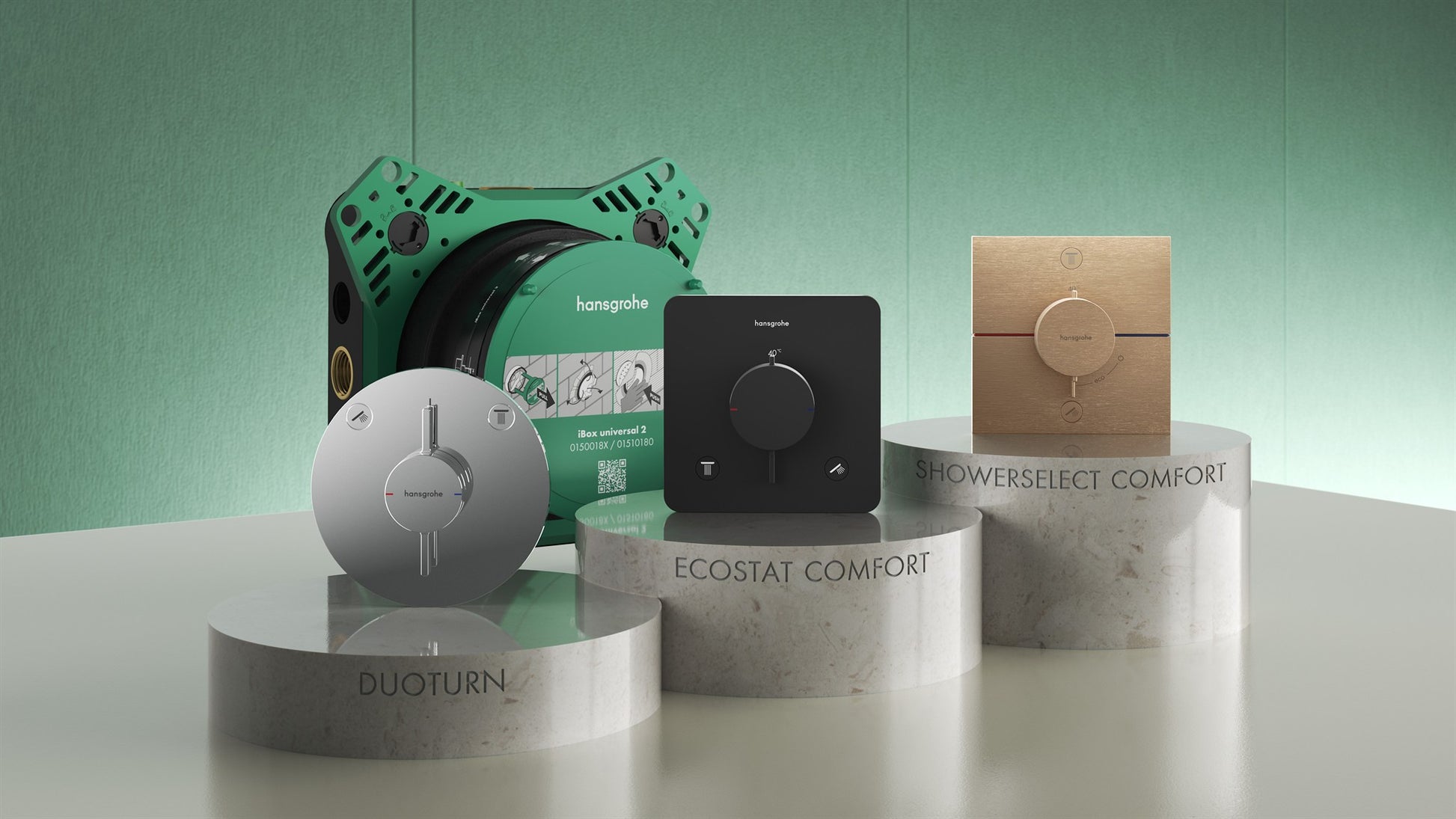 BATERIA WANNOWA DUOTURN S SREBRNY OD HANSGROHE 75418000