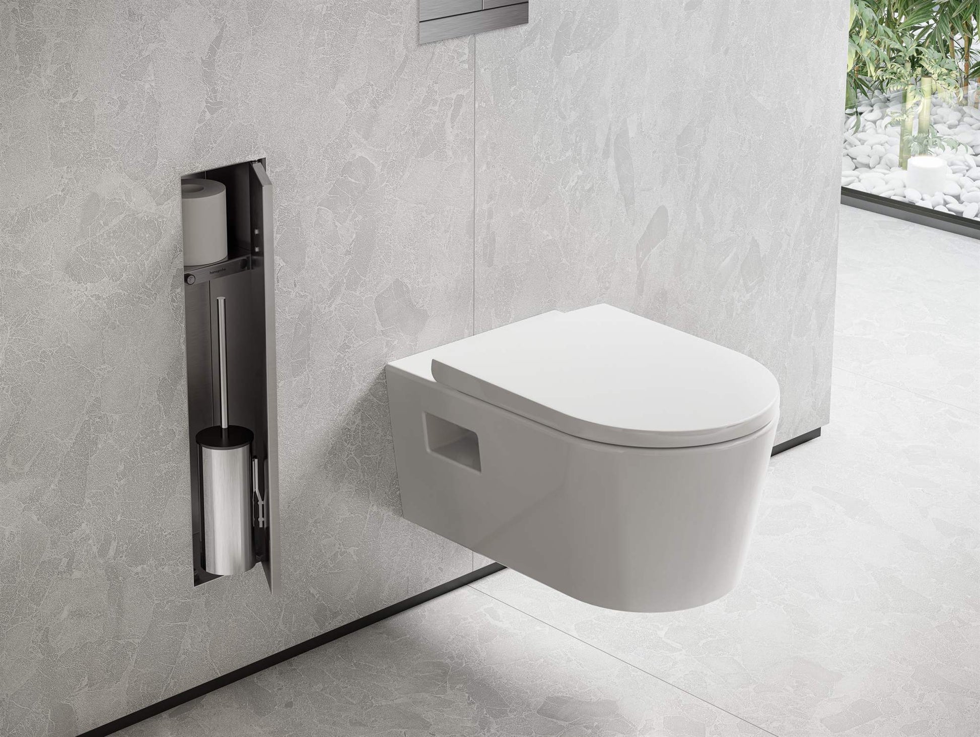 AKCESORIUM ŁAZIENKOWE  XTRASTORIS ROCK SZARY OD HANSGROHE 56060800