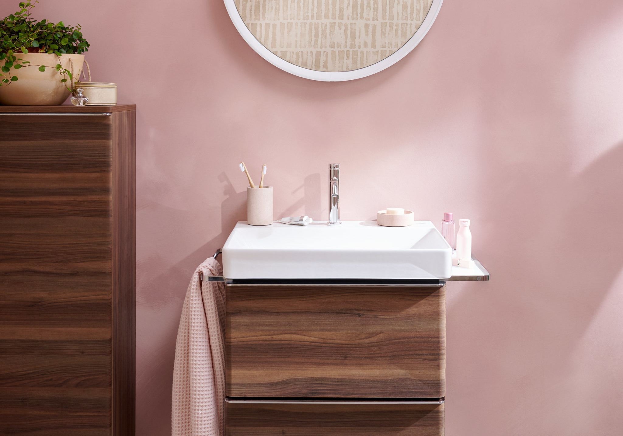 BATERIA UMYWALKOWA  TECTURIS S SREBRNY OD HANSGROHE 73312000