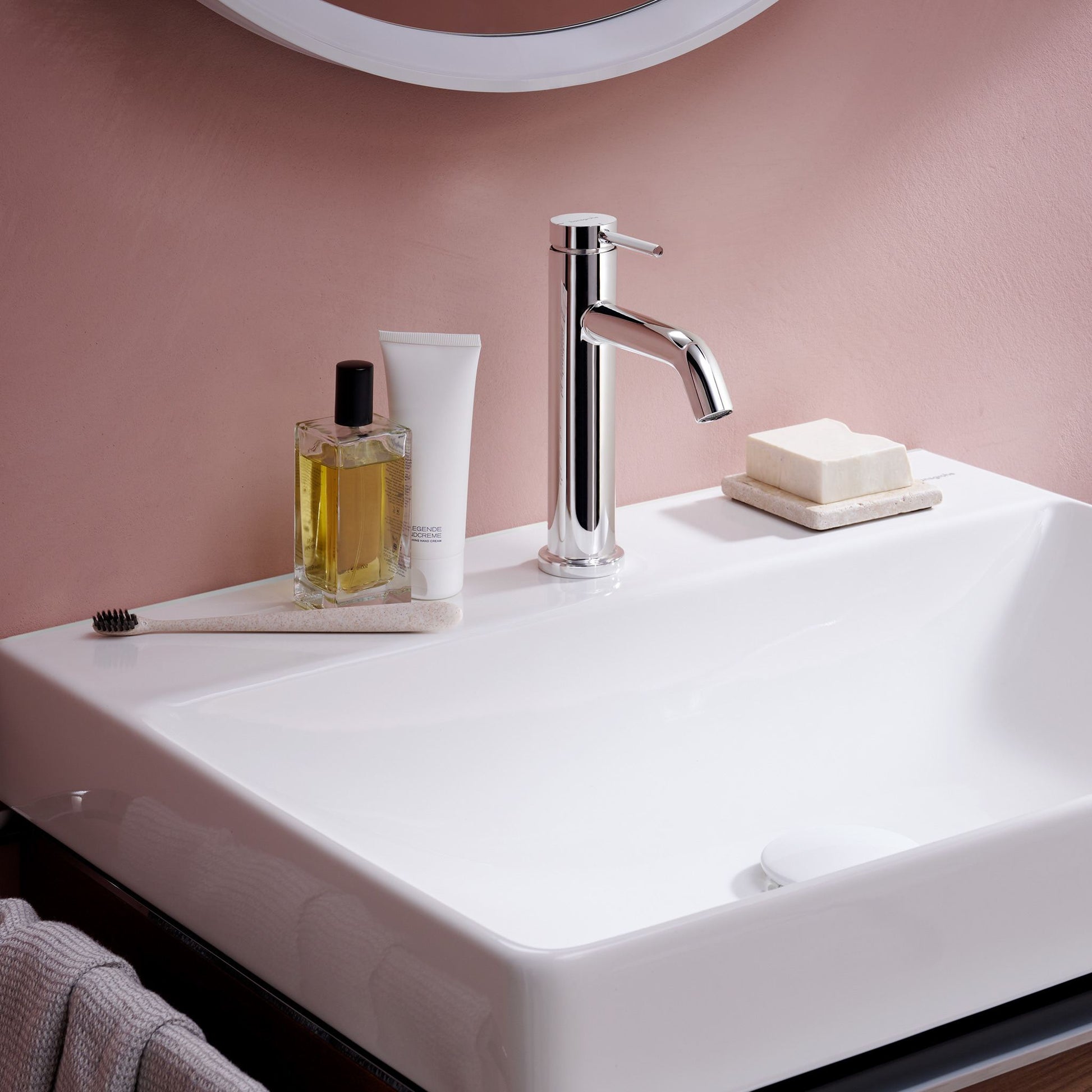 BATERIA UMYWALKOWA TECTURIS S SREBRNY OD HANSGROHE 73312000